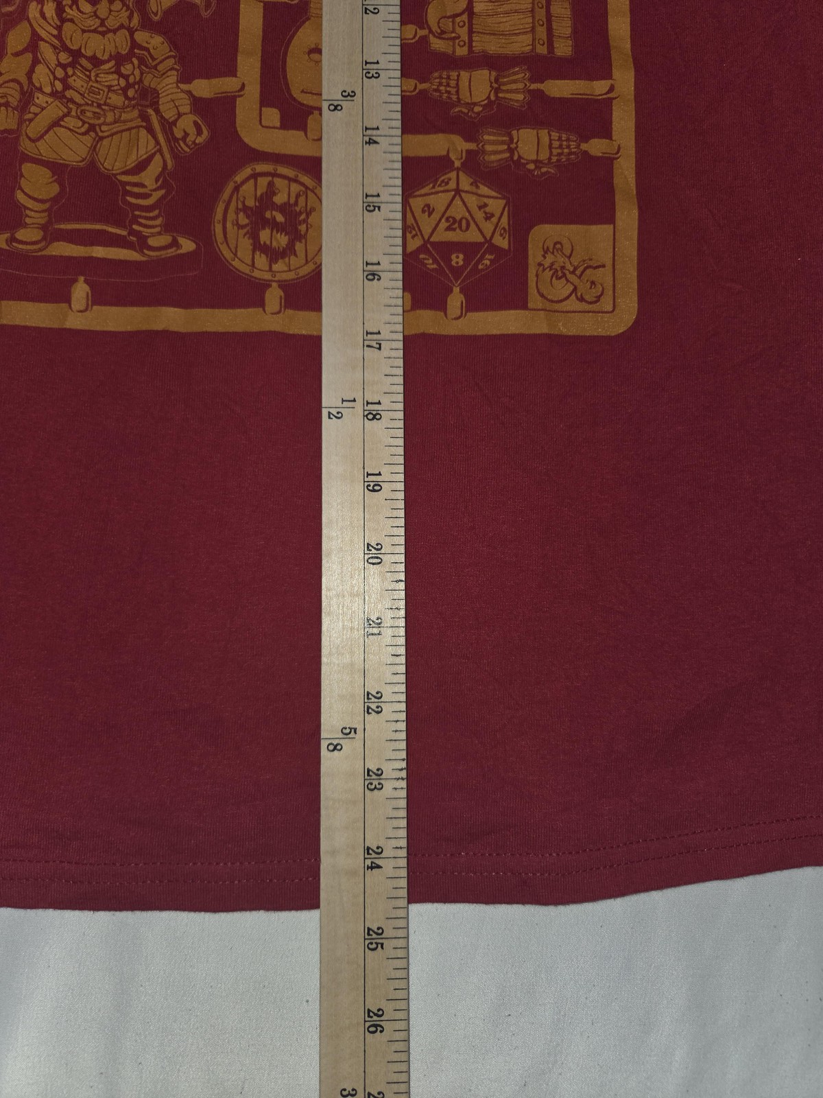 Dungeons & Dragons Shirt Mens Large Red Lootwear Loot Crate Graphic Tee