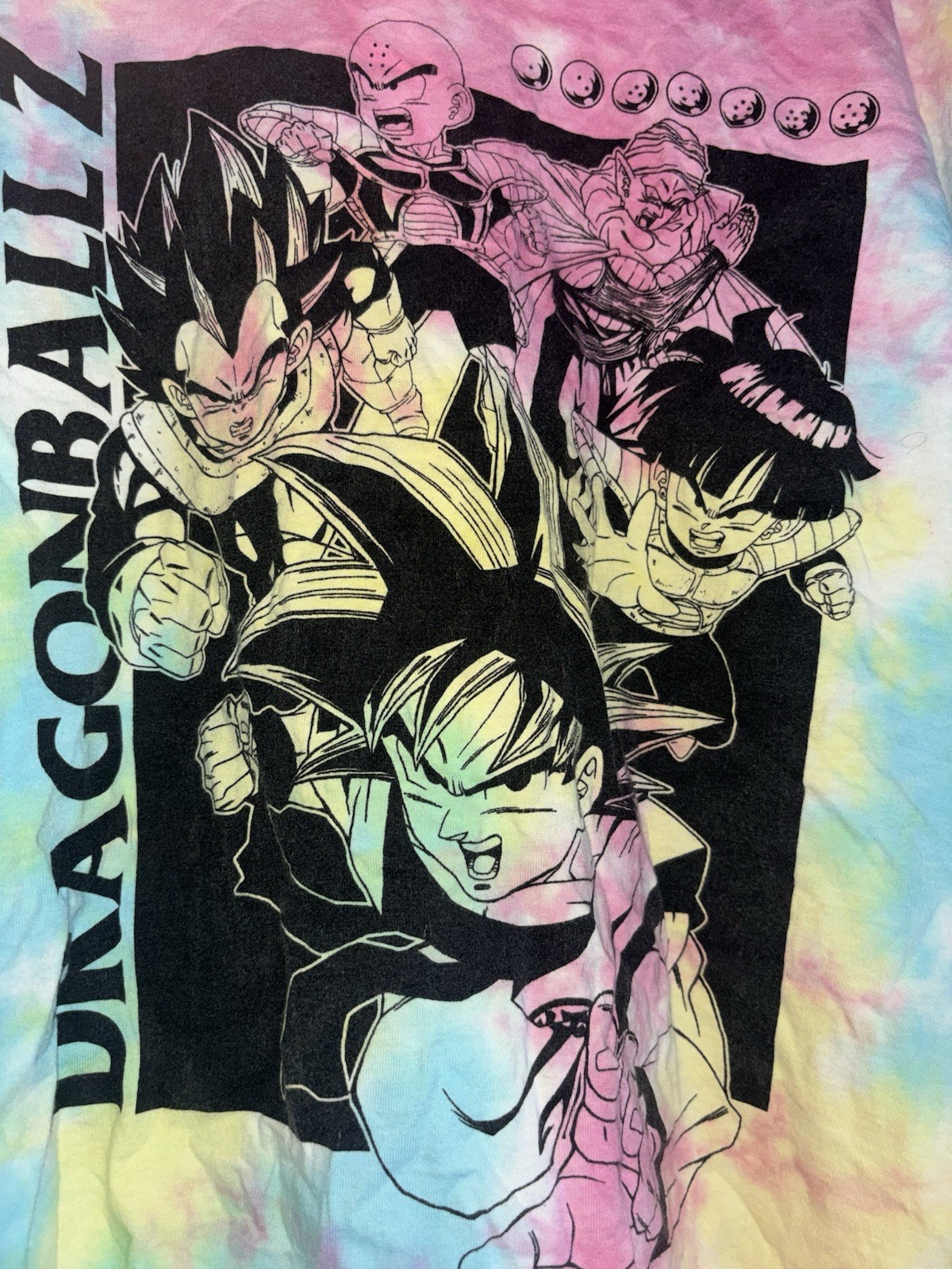 dragon ball z toei animation tye dye shirt Size Medium / Large