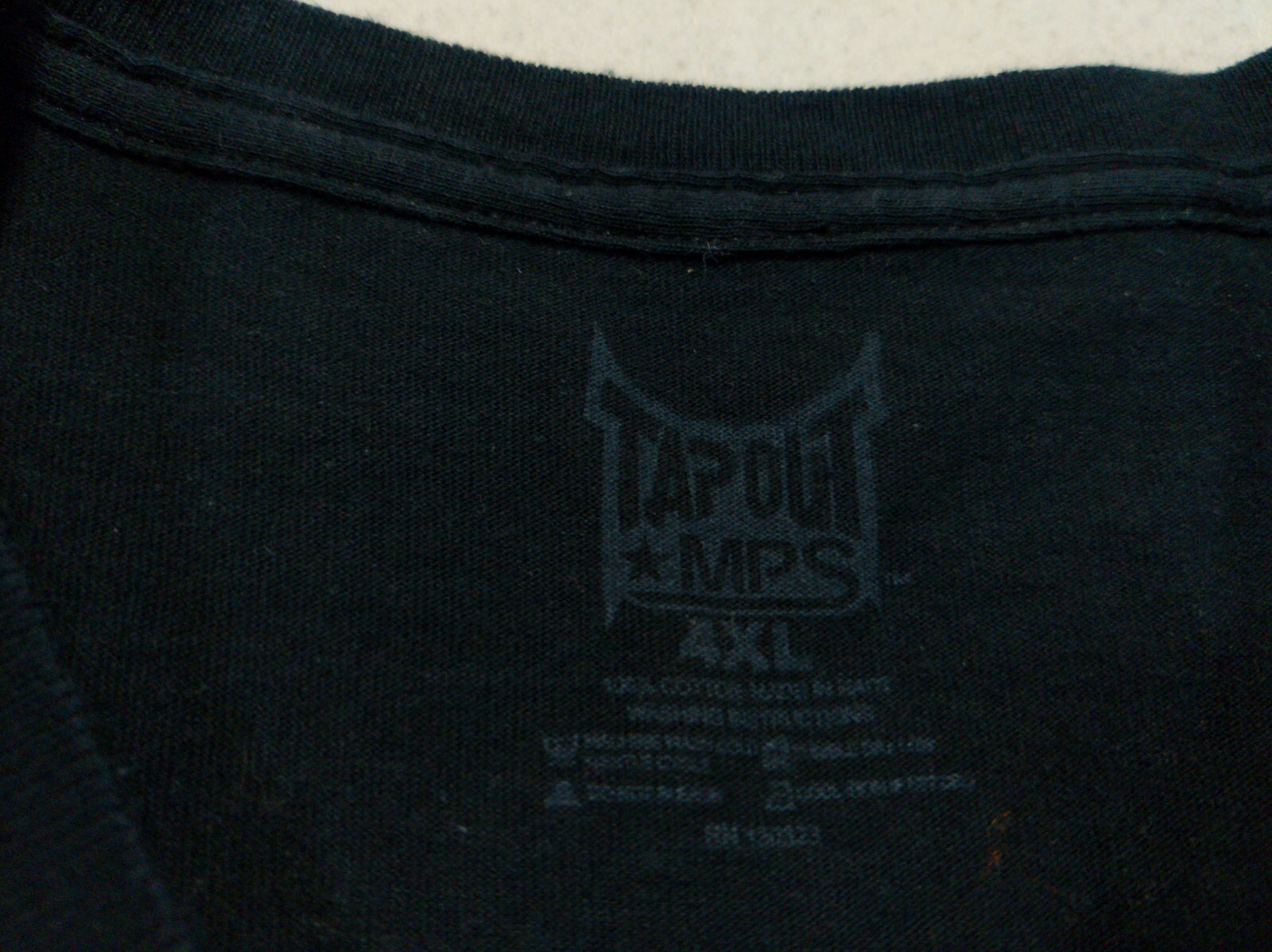 Tapout Shirt Mens 4XL Black MMA Skull MPS Graphic Fighting Short Sleeve Tee