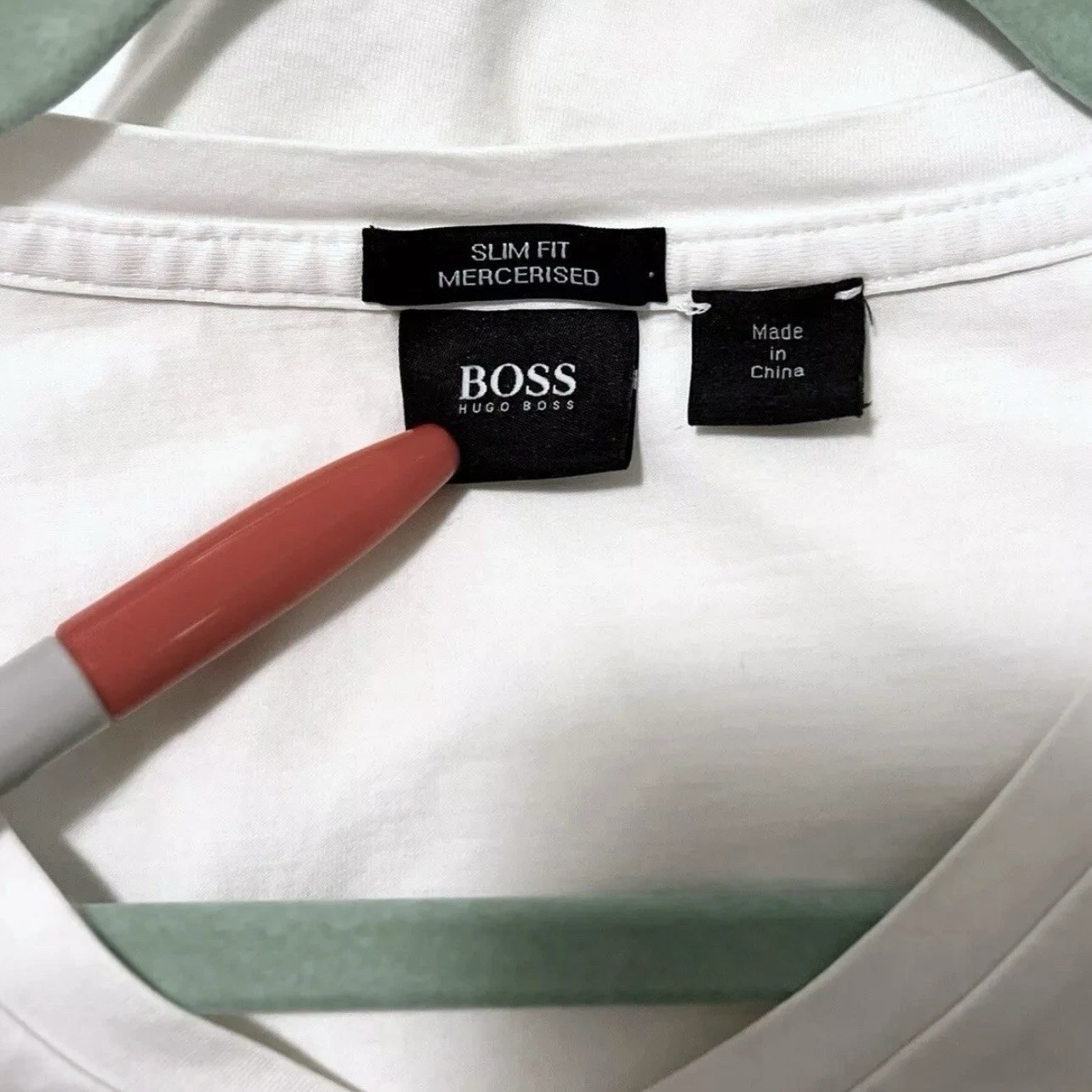 Boss Hugo Boss T-Shirt Mens XXL Slim Fit Mercerised Short Sleeve Casual Designer
