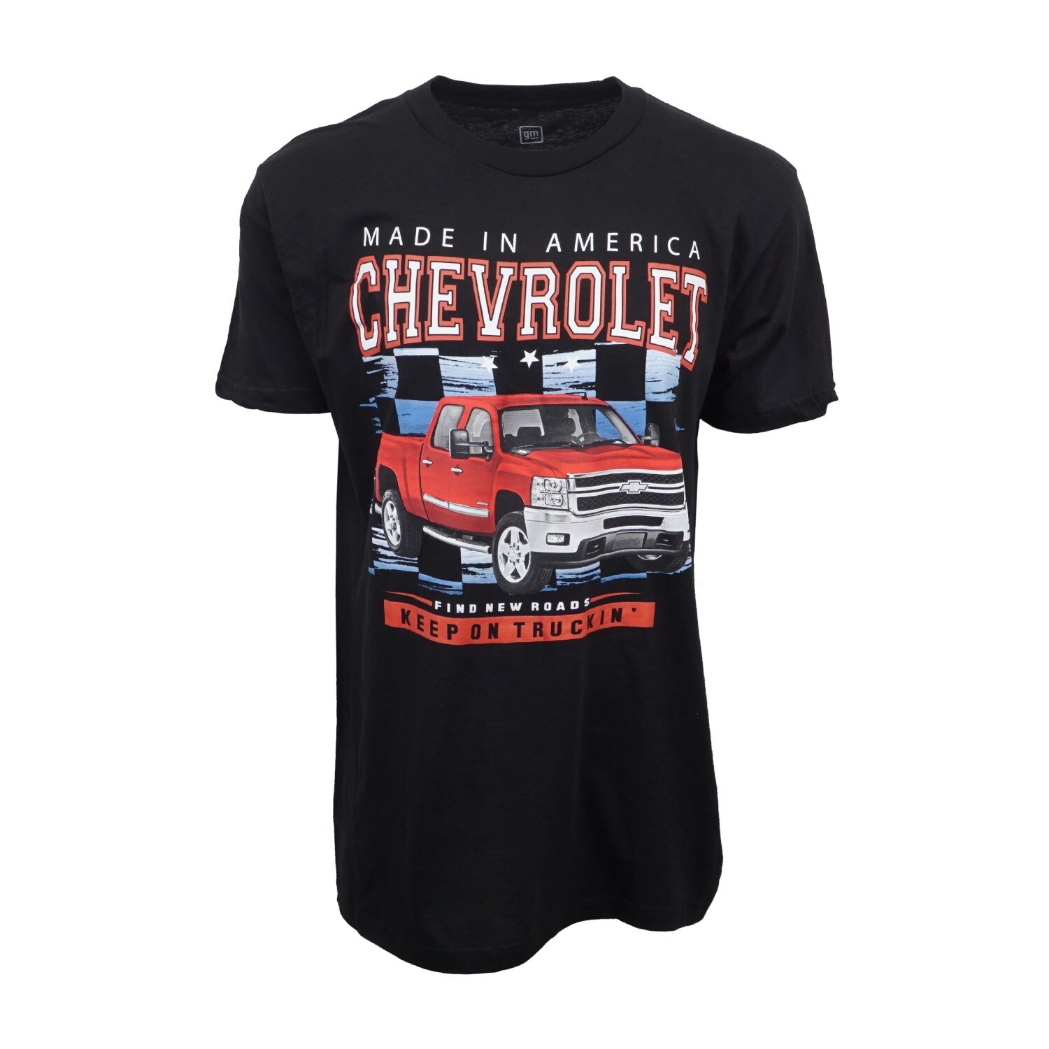 GM CHEVROLET MADE IN AMERICA KEEP ON TRUCKING T SHIRT