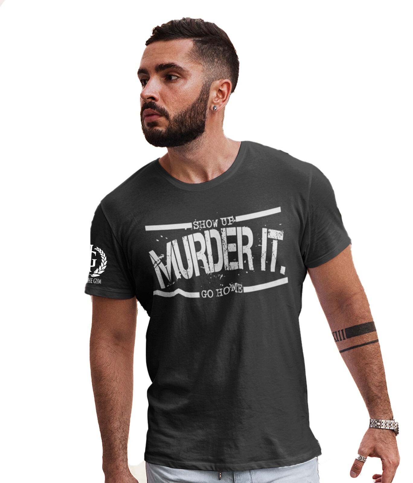 Iron Gods Murder It Workout T-Shirt Mens Gym Shirt Gym Pump Cover Clothing