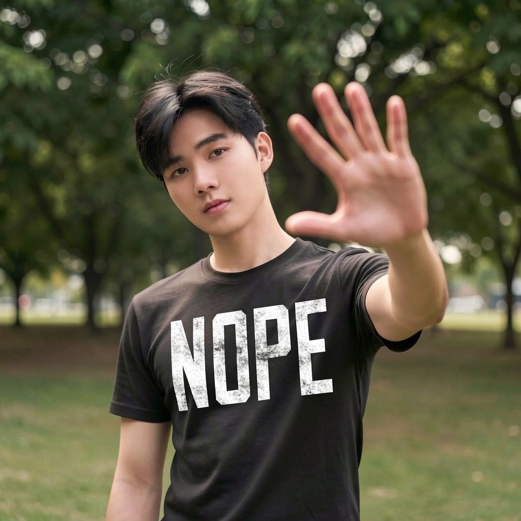 Mens Nope T shirt Funny Not Today Sarcasm Humorous Joke Gag Gift for Adult