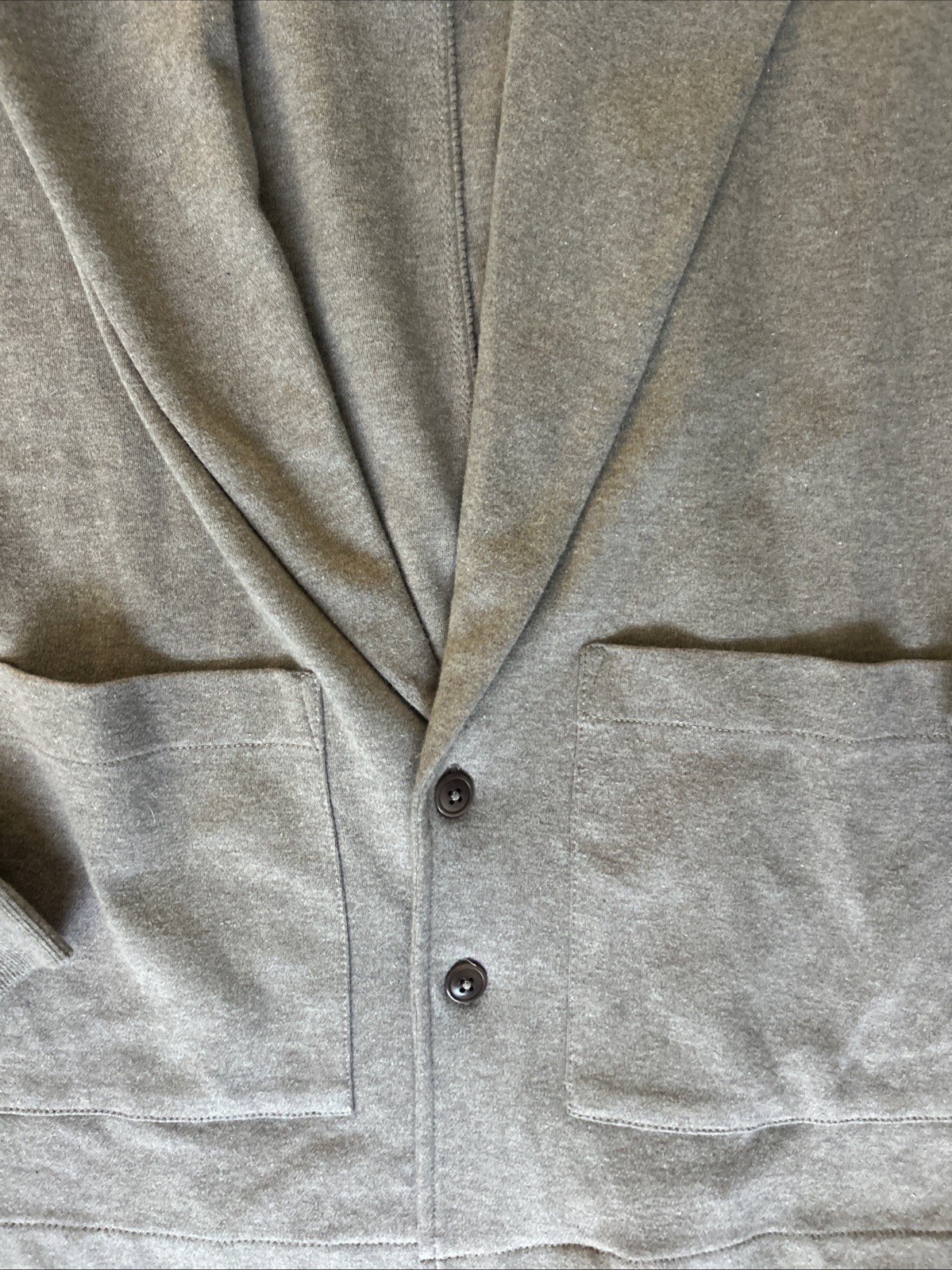 Pact Women&rsquo;s Airplane Relaxed Blazer Medium Deep Taupe Heather Top MINT