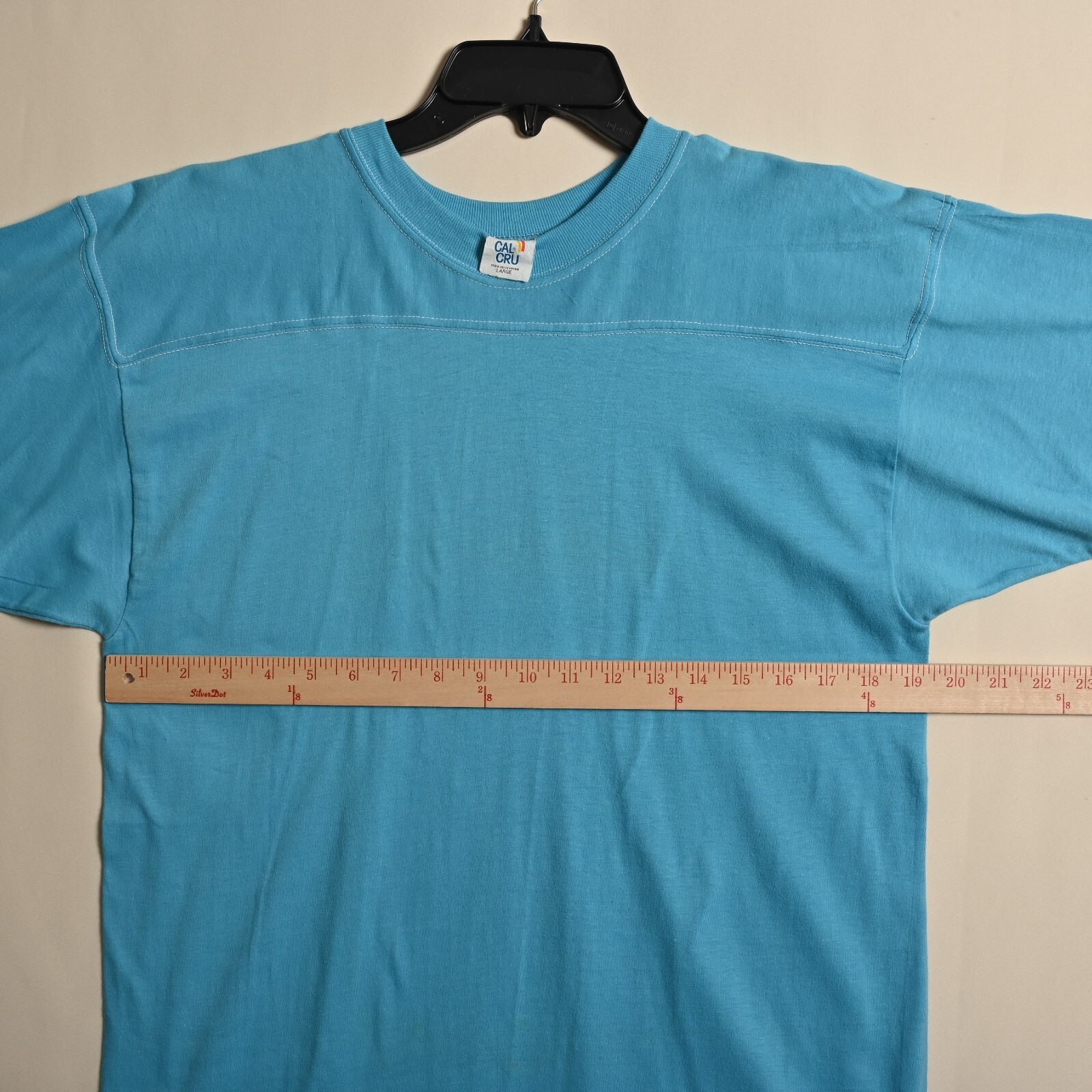 Vintage Cal Cru Columbia Blue Football T-Shirt Size L – 4330