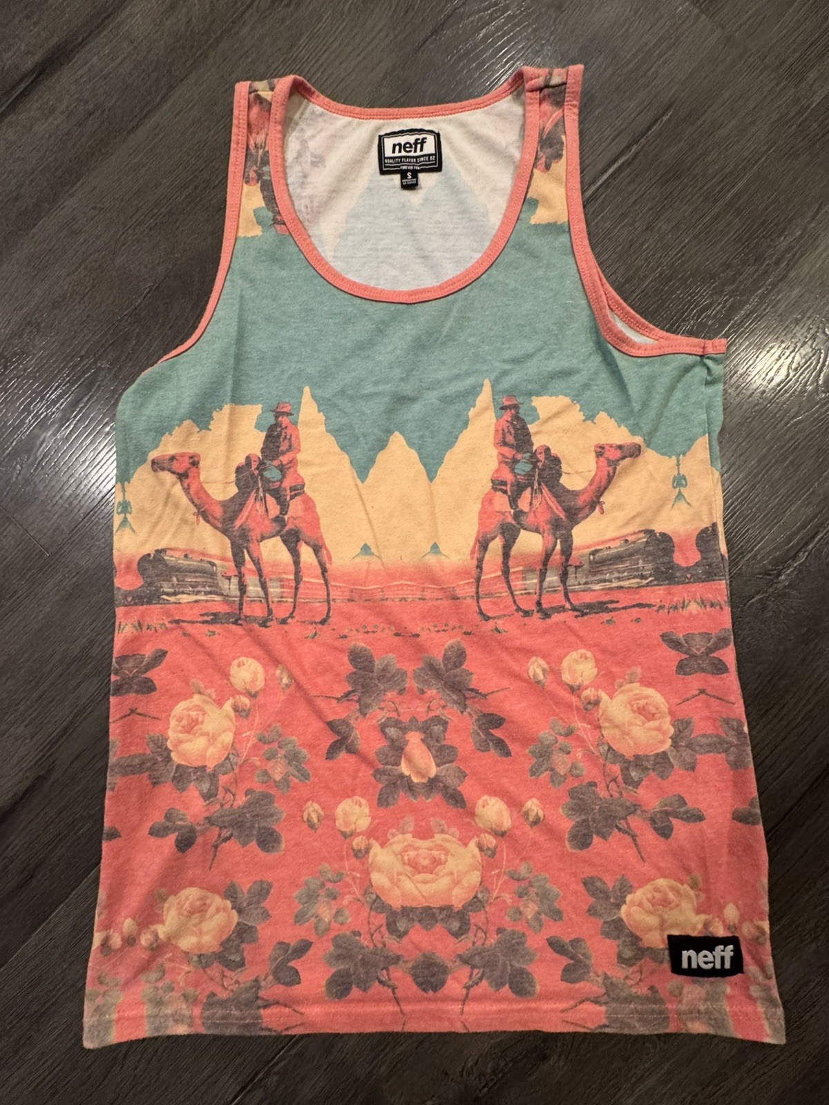 Neff Mens small World travelers Tank Top