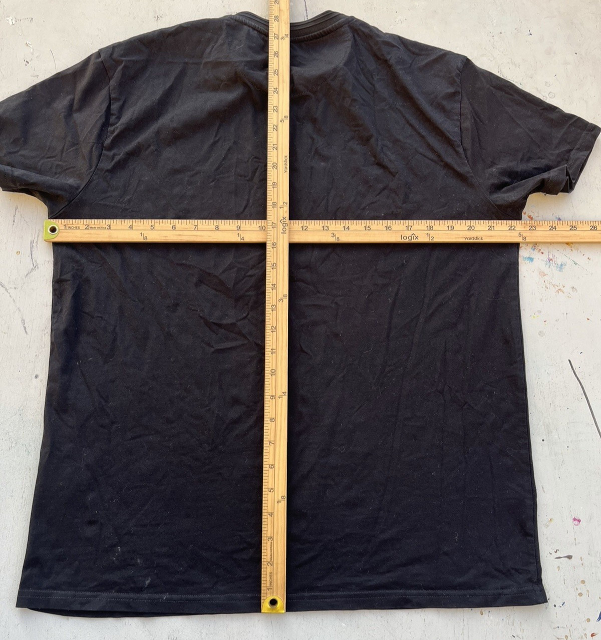 Men&rsquo;s Stone Falcon T-Shirt Black Logo XL Preppy City Modern Street Embroidery