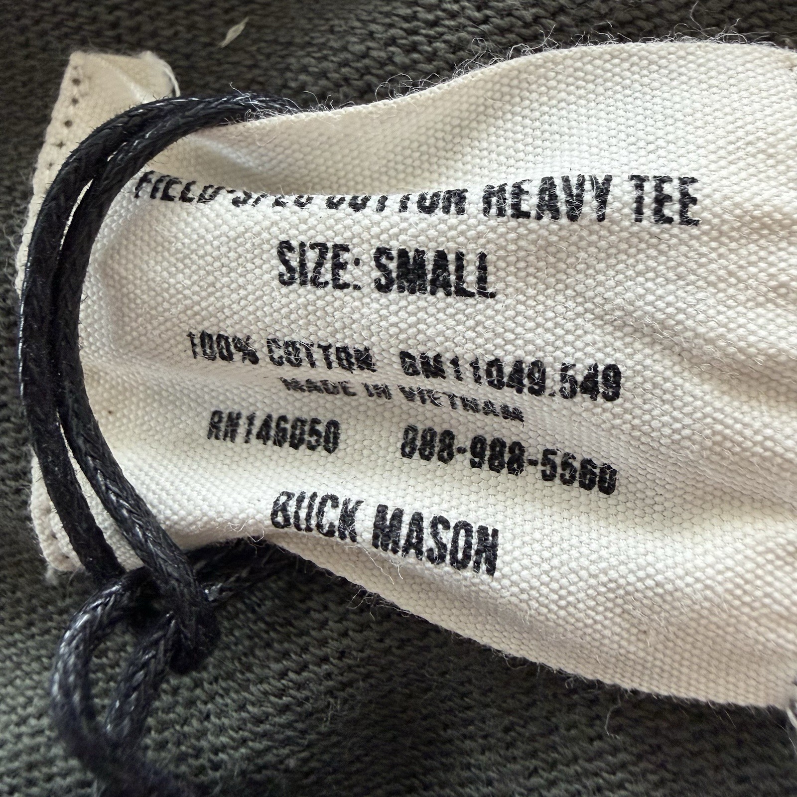 Buck Mason New Slub Curved Hem T Shirt Mens Small Black Short Sleeve USA