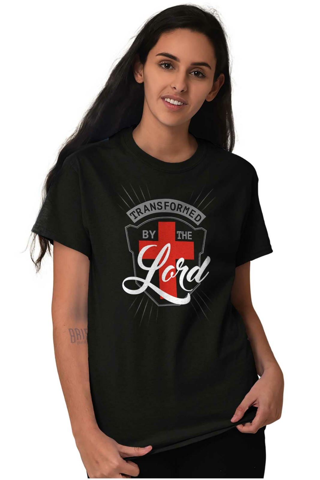 Transformed By The Lord Christian Jesus God Adult Short Sleeve Crewneck Tee
