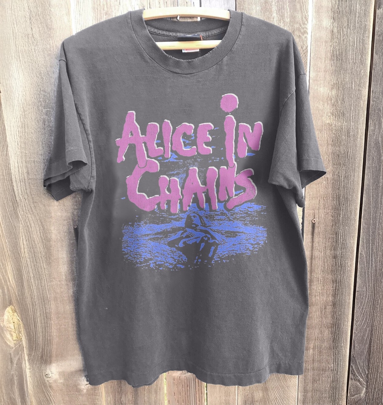 Alice In Chains Dirt Smoke Grunge Graphic T-Shirt Charcoal S-5XL