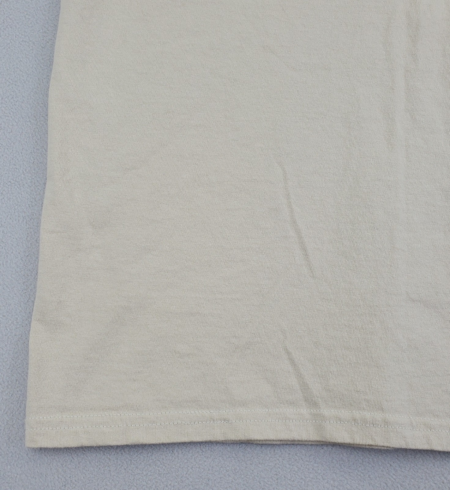 Naturally Optimistic Shirt Mens M Tan Hiking Camping Graphic Gildan Ultra EUC