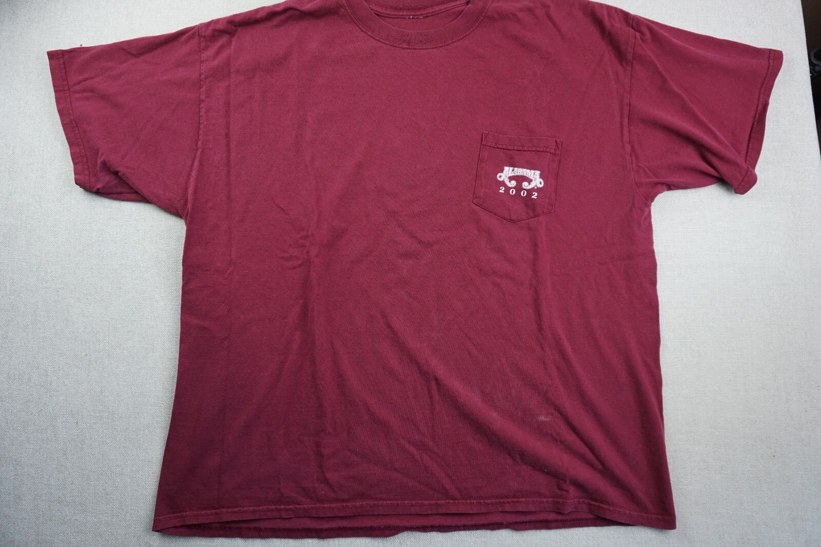 Alabama Tour Shirt Adult XXL 2002 Red Short Sleeve Pocket