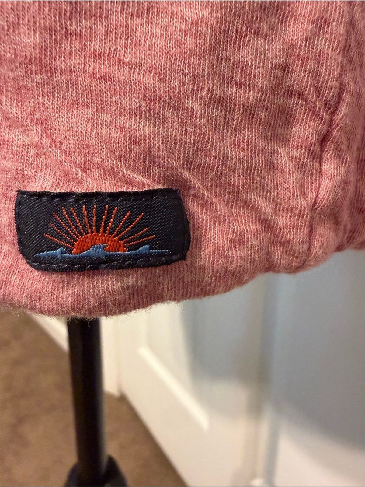 Faherty Cloud Blue Stripe and Pink Reversible top