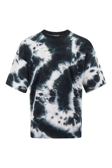 FXN Men&rsquo;s Casual Heavyweight Oversized Fit Tie Dye Cotton T-Shirt 22-T1002
