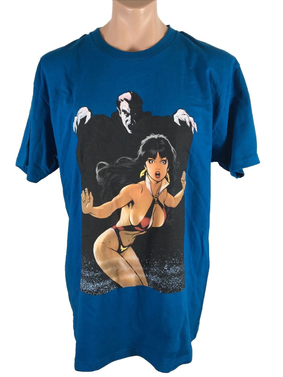 Supreme Vampirella Tee Deep Blue Men&rsquo;s XL T Shirt – SS17 – Authentic Worn Once