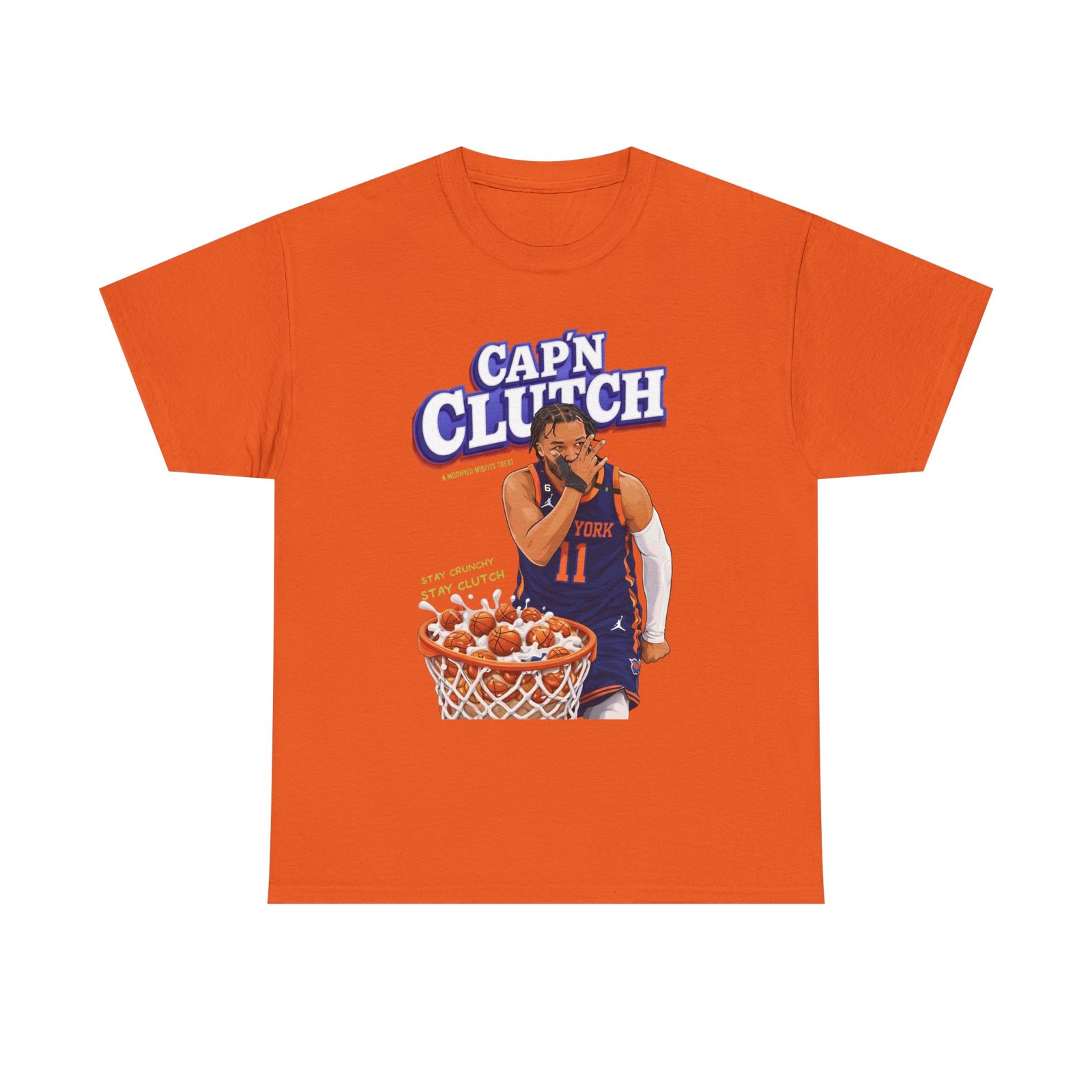 Jalen Brunson Cap&rsquo;n Clutch graphic Tee