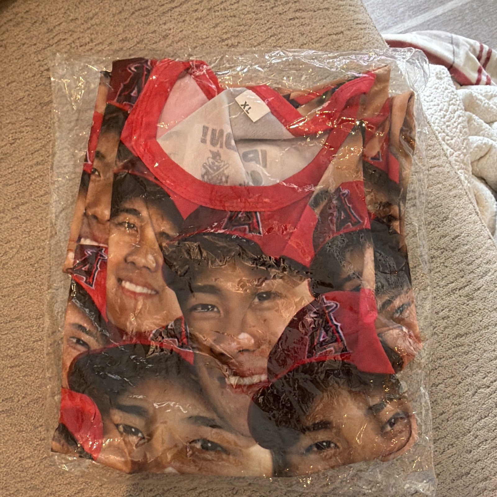 Men&rsquo;s XL Shohei Ohtani MLB Los Angeles Angels All-Over Print Graphic Tee