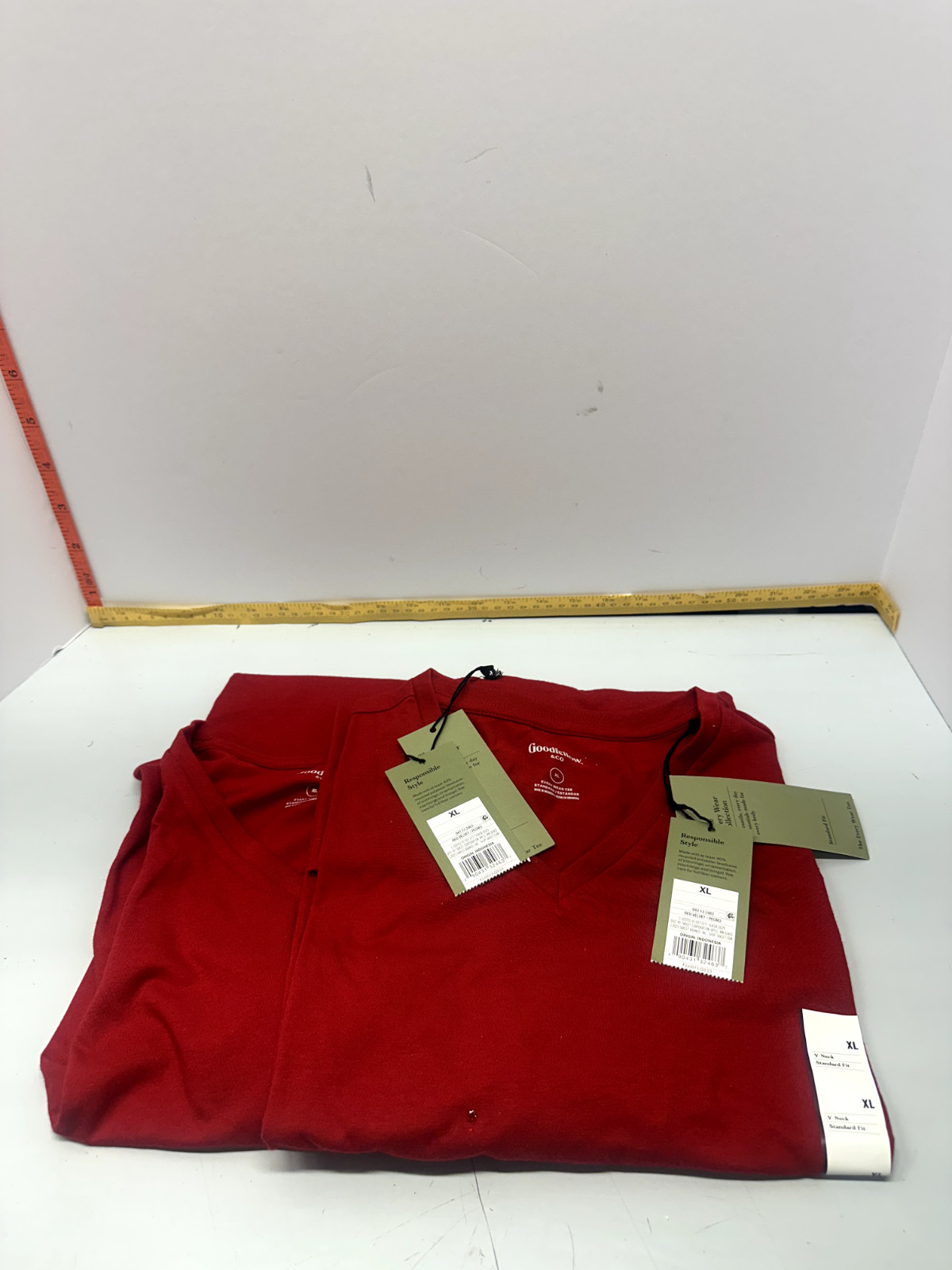 Goodfellow & Co Men’s Every Wear V-Neck T-Shirts XL XXL 5XL NWT Multi-Pack