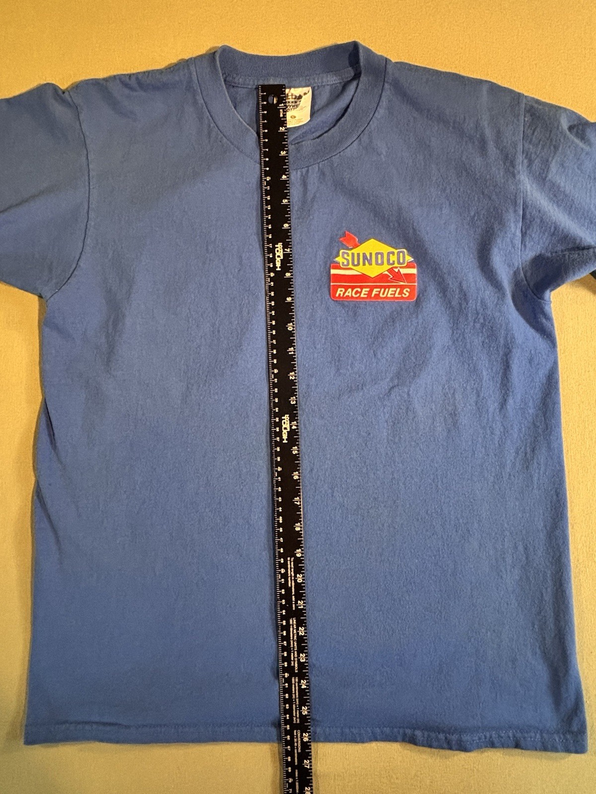 Sunoco Race Fuels Gasoline Oil Main Logo T-shirt Blue Size L