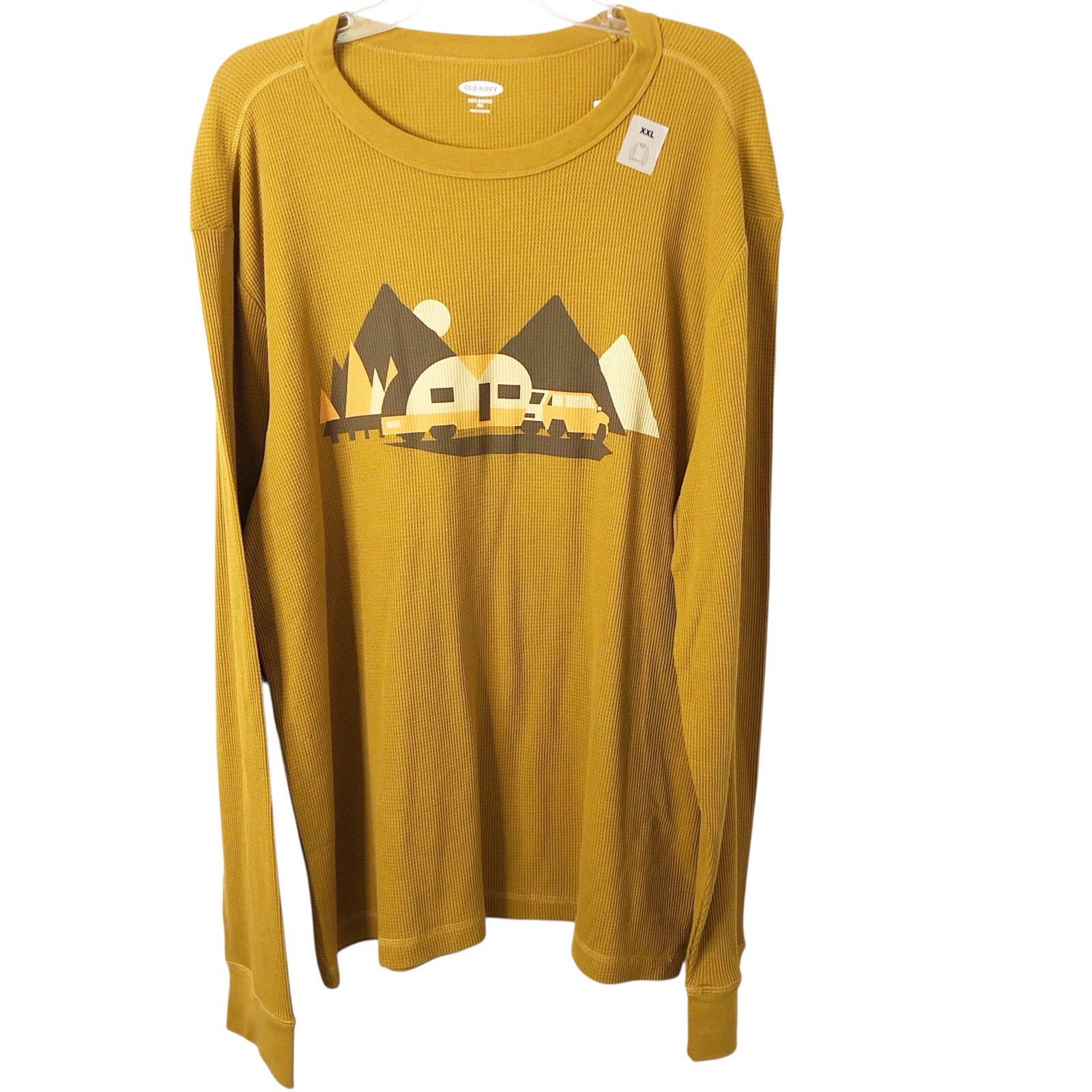 Old Navy NWT Men&rsquo;s Soft-Washed Camping Long Sleeve Thermal Shirt Size XXL