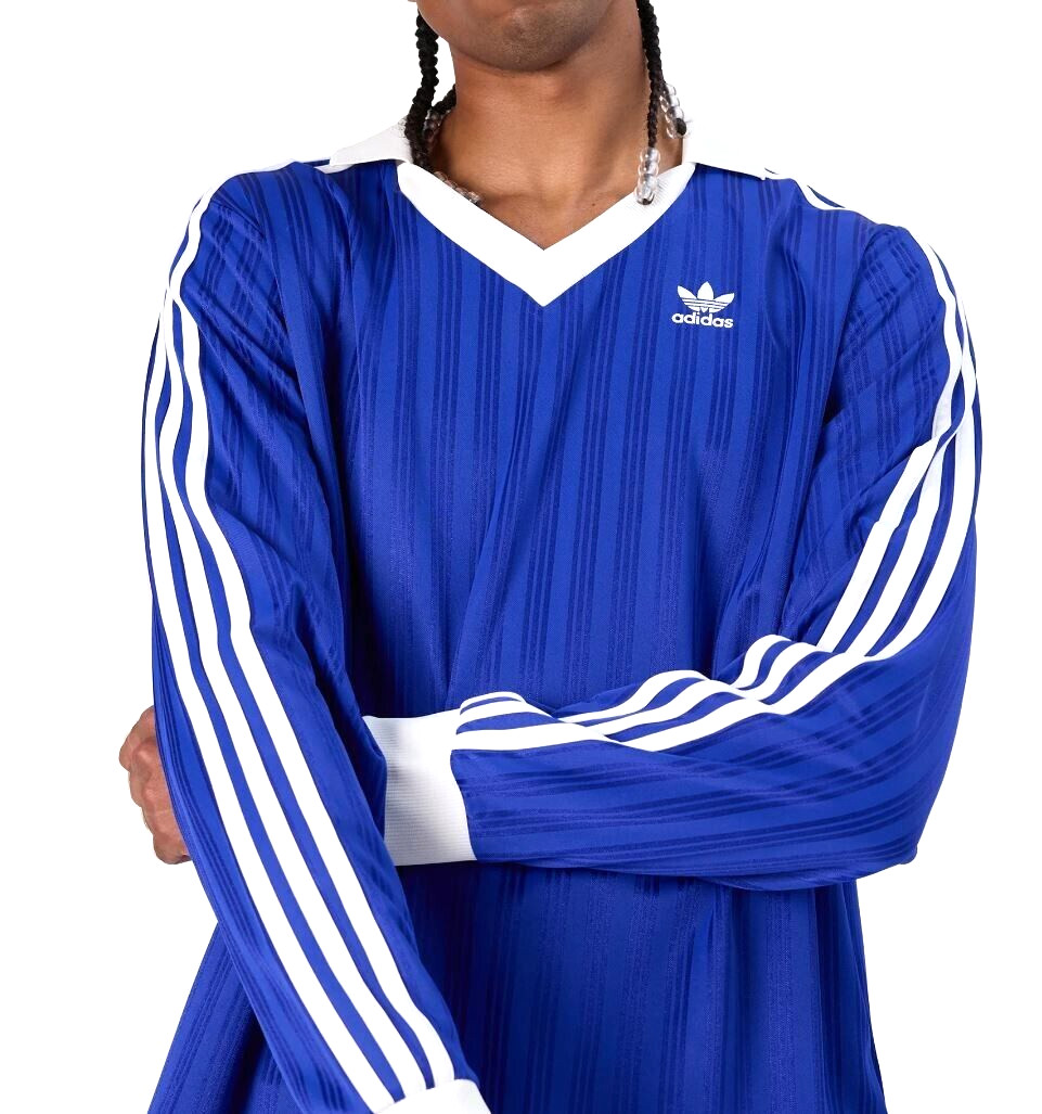 NEW MEN&rsquo;S ADIDAS ORIGINALS TREFOIL RETRO PIQUE SHIRT ~SIZE MEDIUM #IX5227