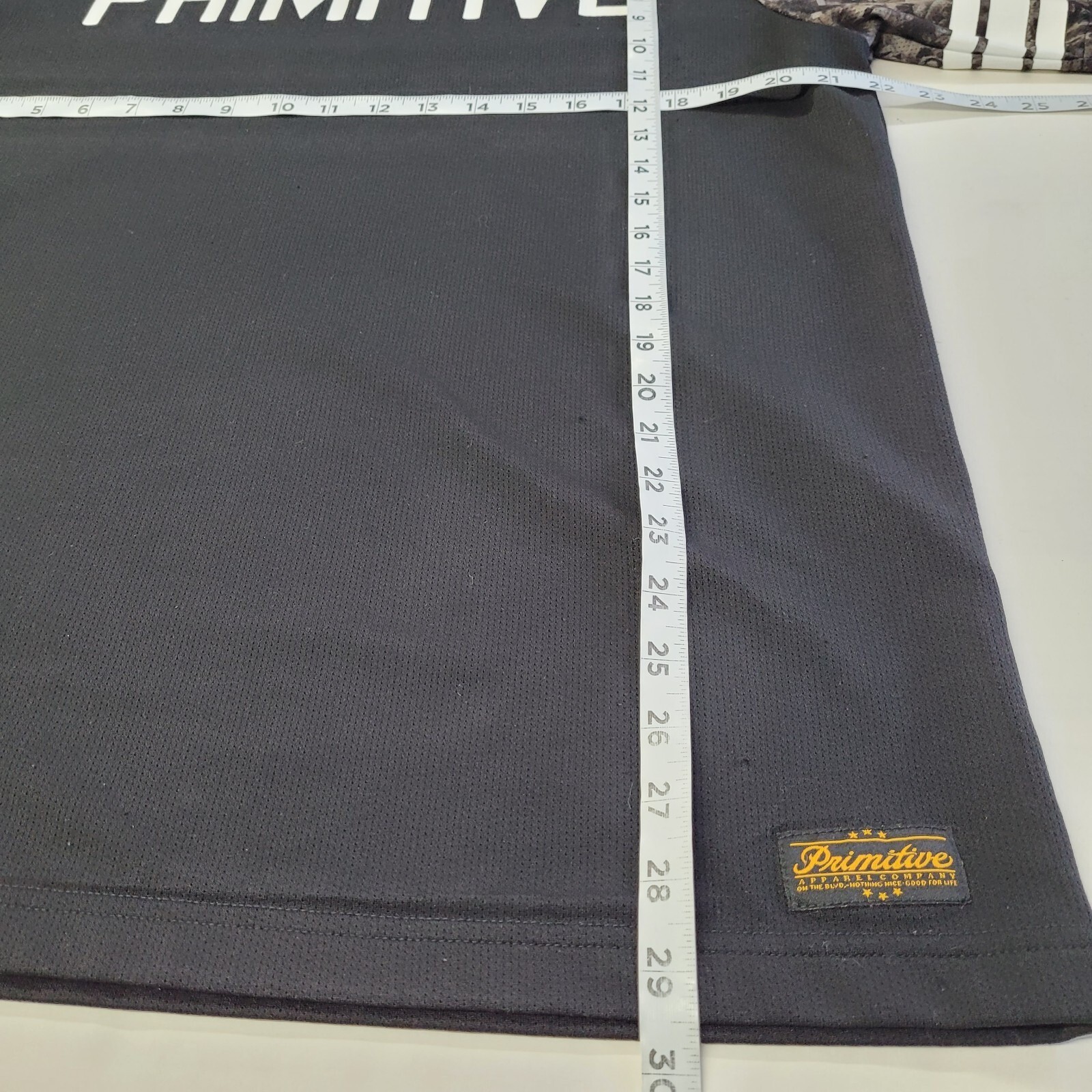 Primitive Apparel Graphic T Shirt Men XL Black Spellout V Neck Streetwear Skater