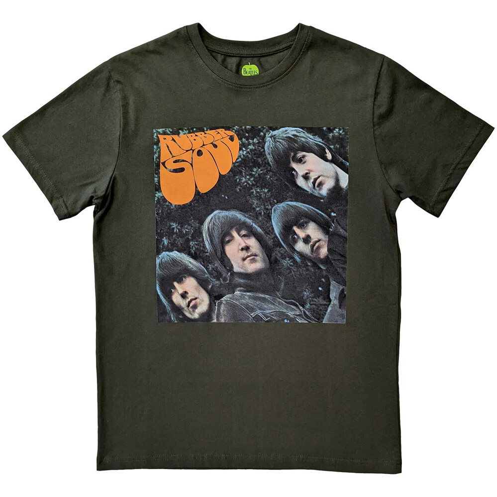 The Beatles – Rubber Soul Album Cover – Green T-shirt