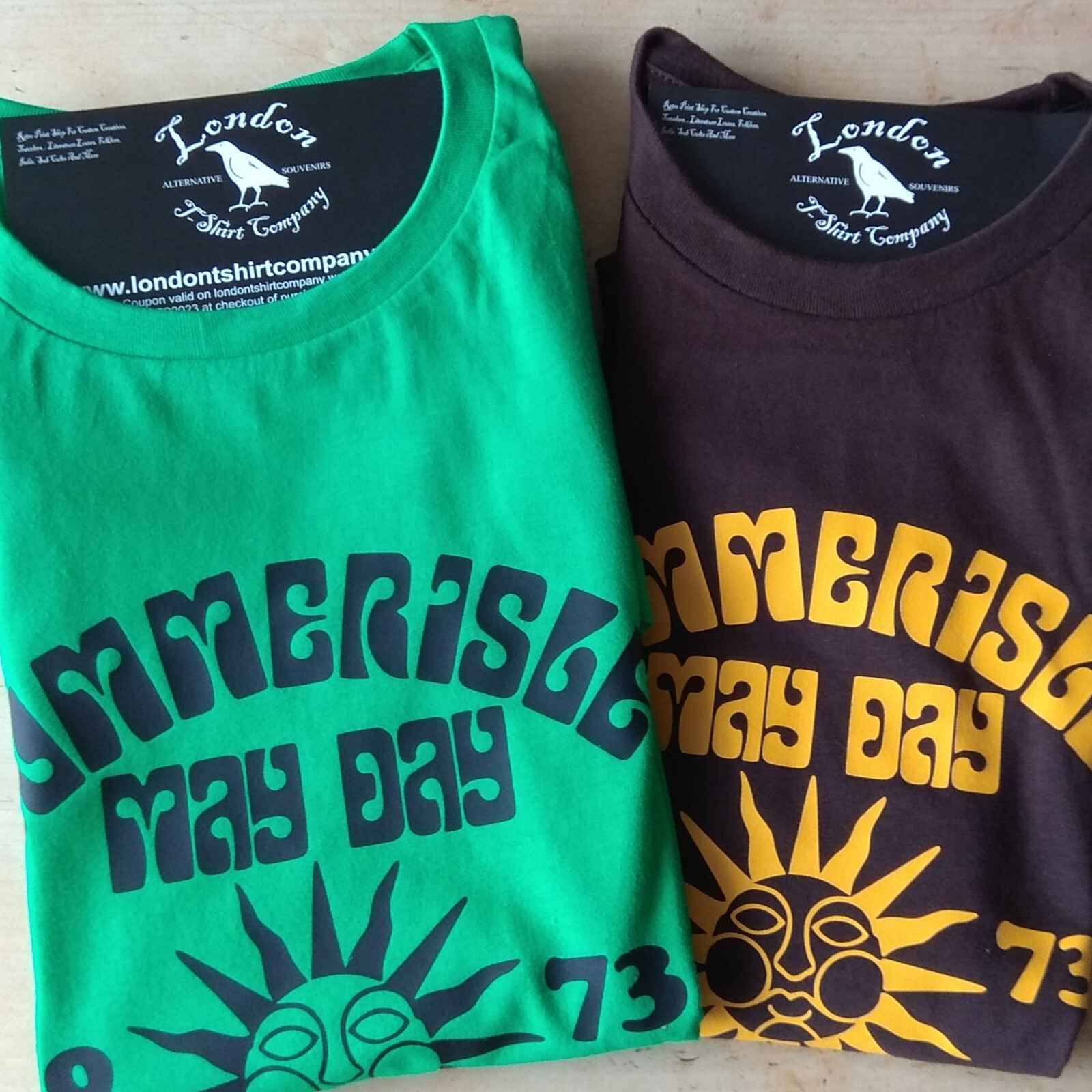 The Wicker Man &lsquo;Summerisle May Day Festival 1973&rsquo; T-Shirt – Various Cols S-XXL