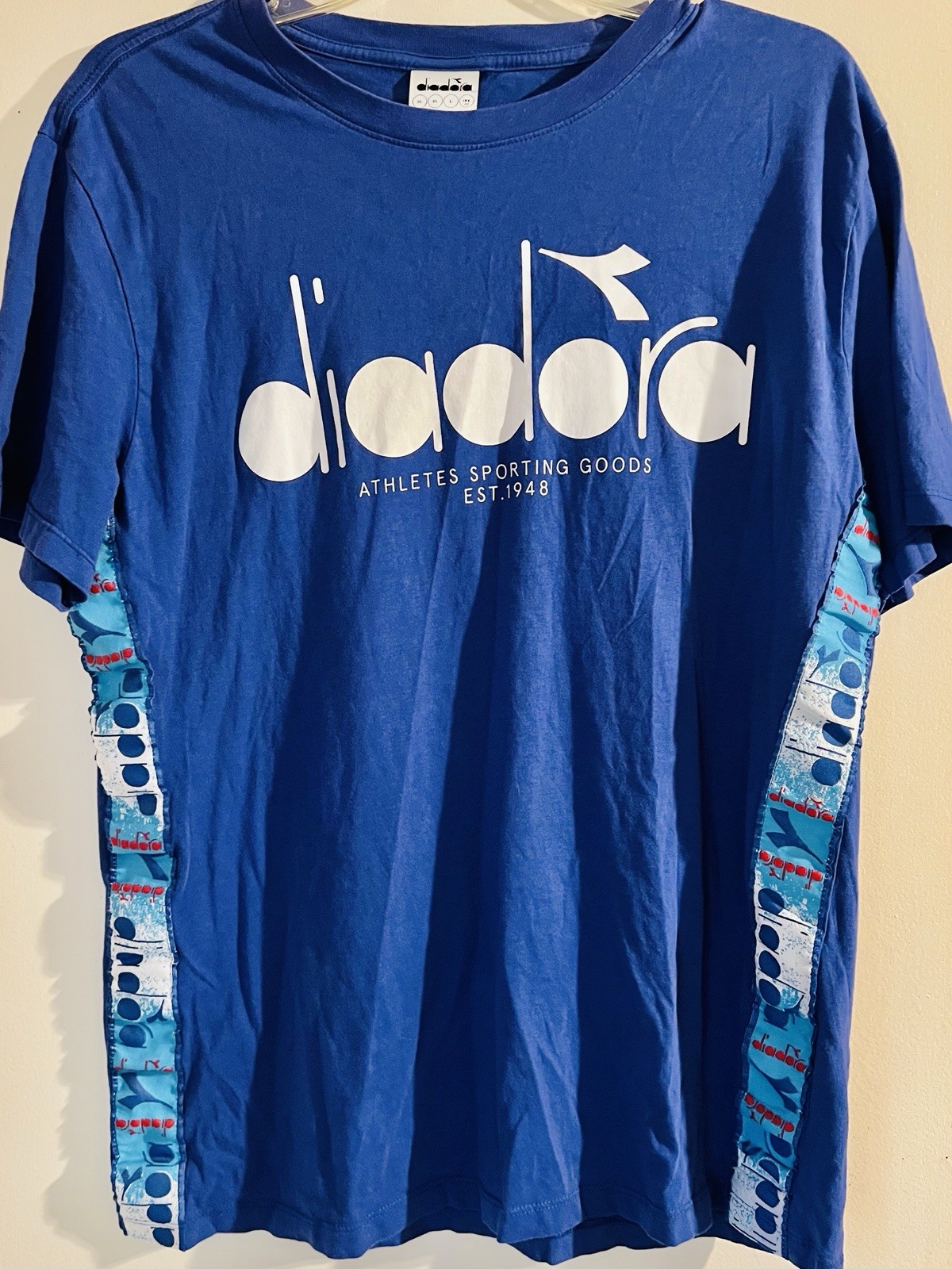 Vintage DIADORA Blue T- Shirt Men’s L