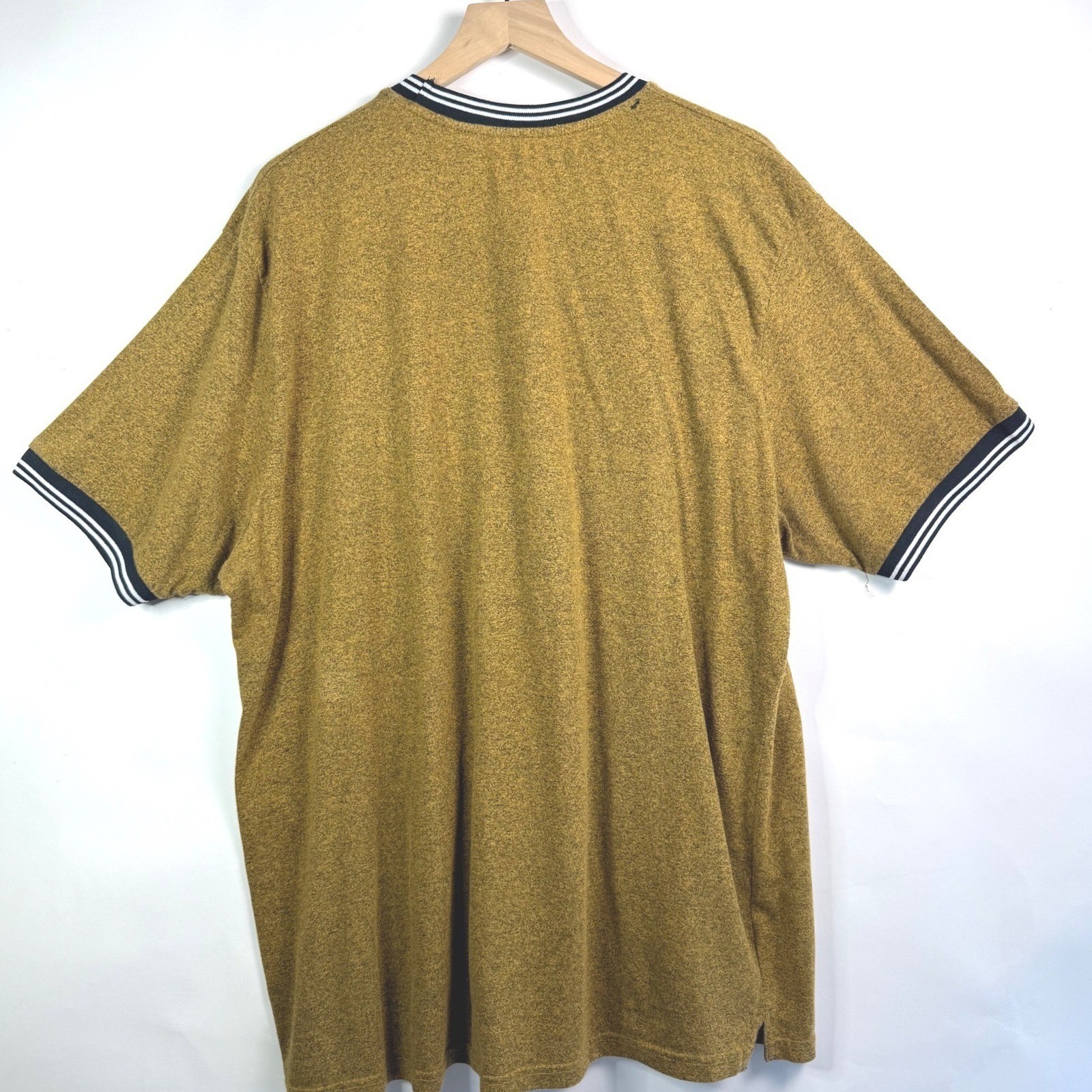 Lions Crest English Laundry Mens 3XL Ringer T-Shirt Mustard Gold