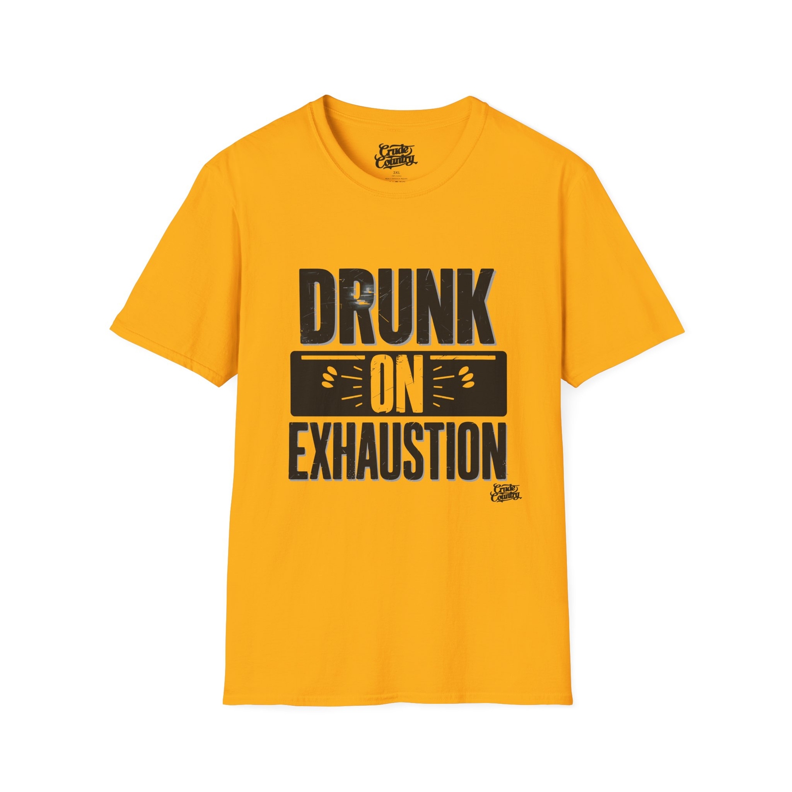 Drunk On Exhaustion – Gildan Unisex Soft-style T-Shirt