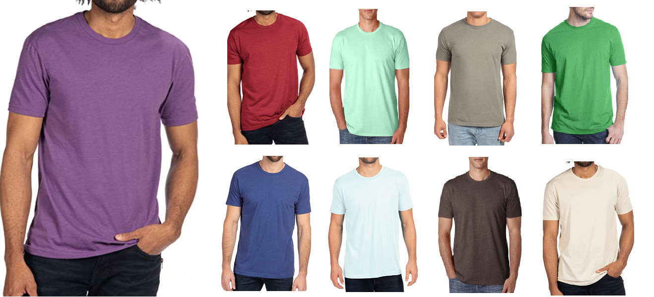 N6210 Next Level Apparel Fitted CVC Crew Tee