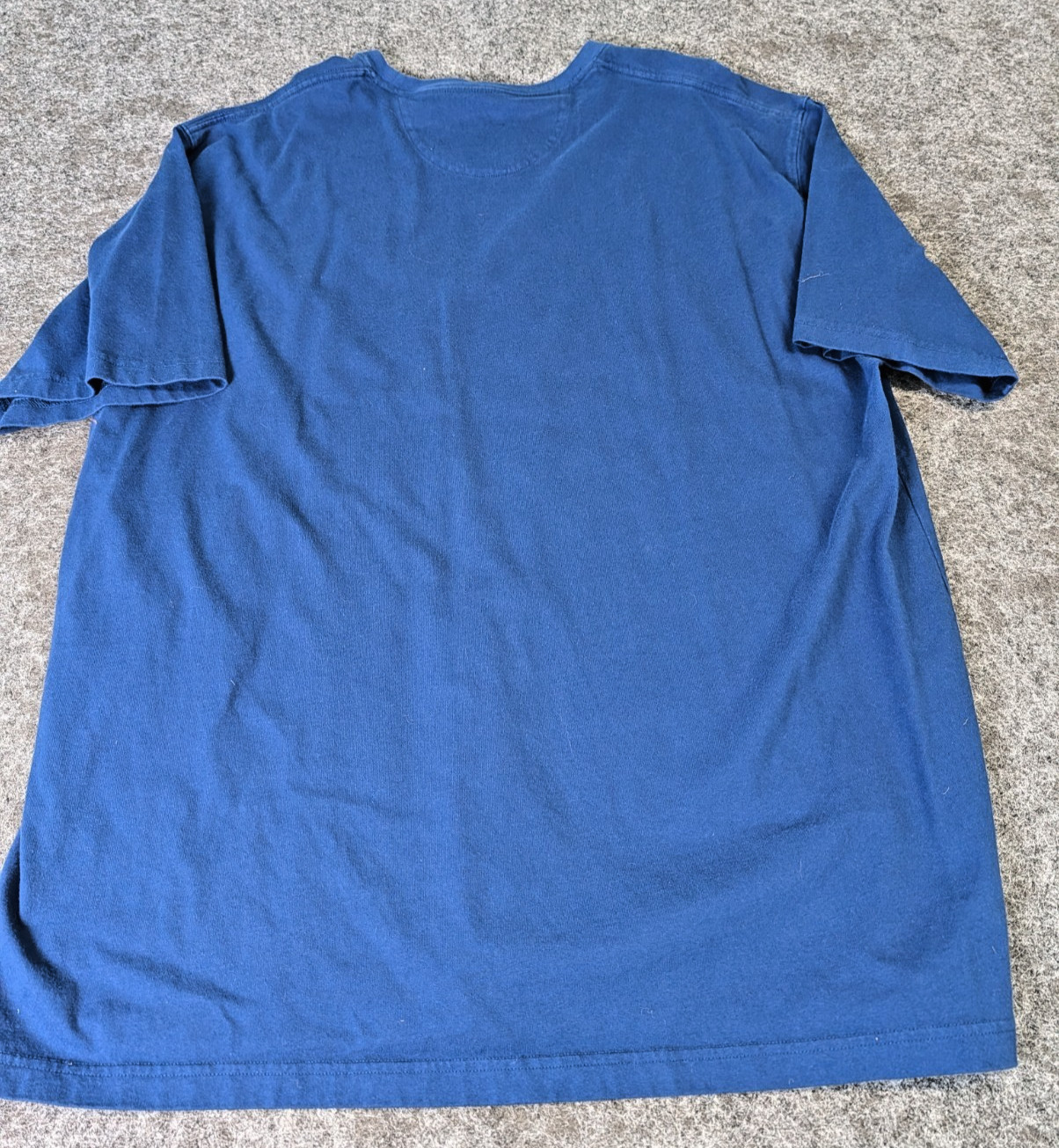 Duluth Trading Co Men&rsquo;s XL Longtail T Shirt /Pocket Crewneck Blue 100% Cotton
