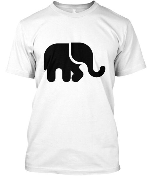 Elephant T-Shirt Made in the USA Size S to 5XL