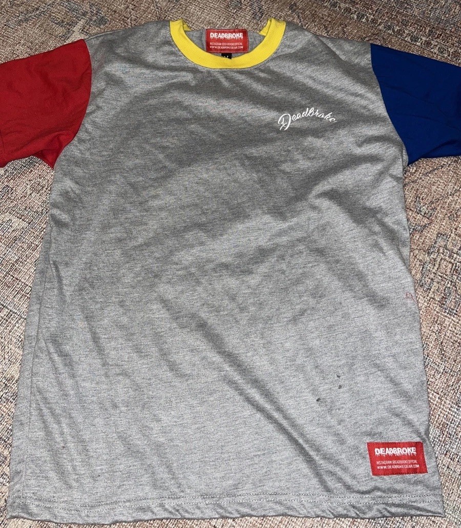 DeadBroke Men’s Shirt Medium *Has Small Stain As Pictured