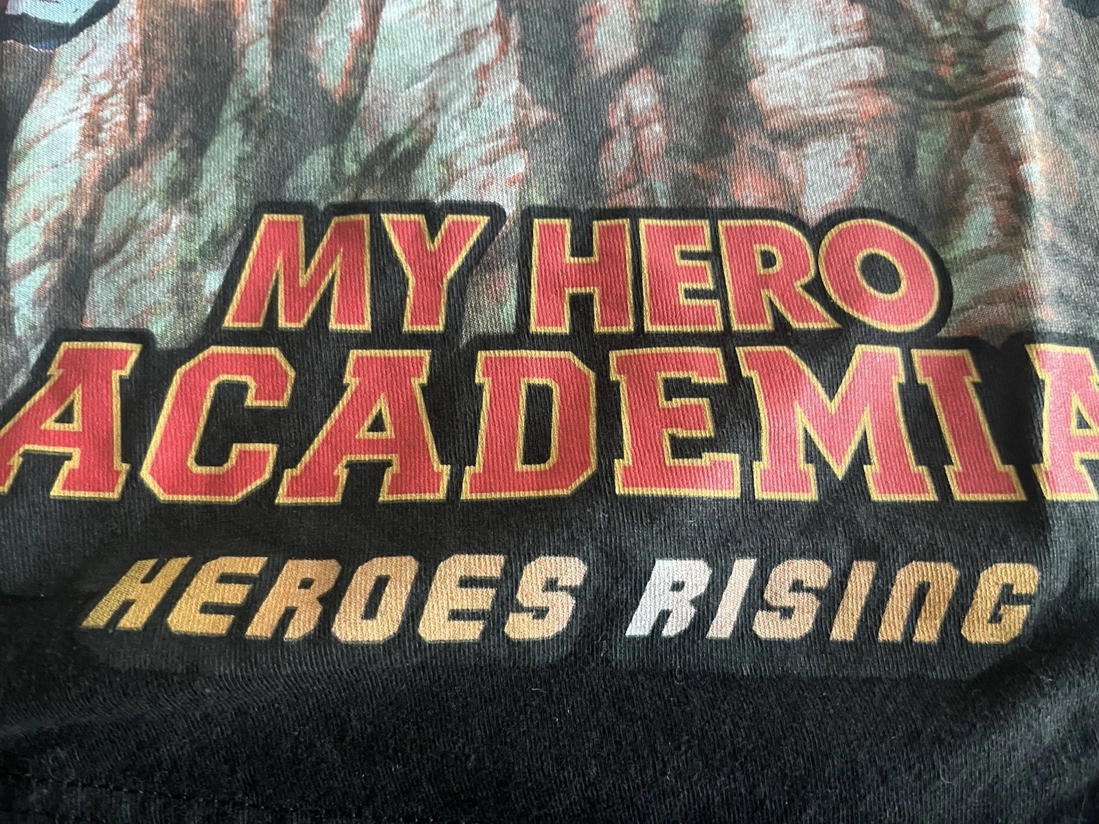 My Hero Academia Shirt Mens XSmall XS Black Short Sleeve Anime Heroes Rising Men