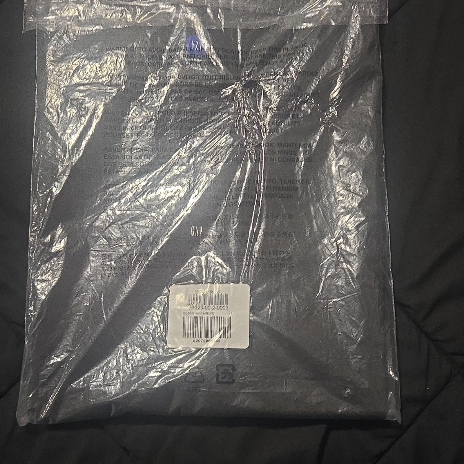 Yeezy YZY x Gap Men’s 09 Loose Sleeveless Tank Top Black – Size M