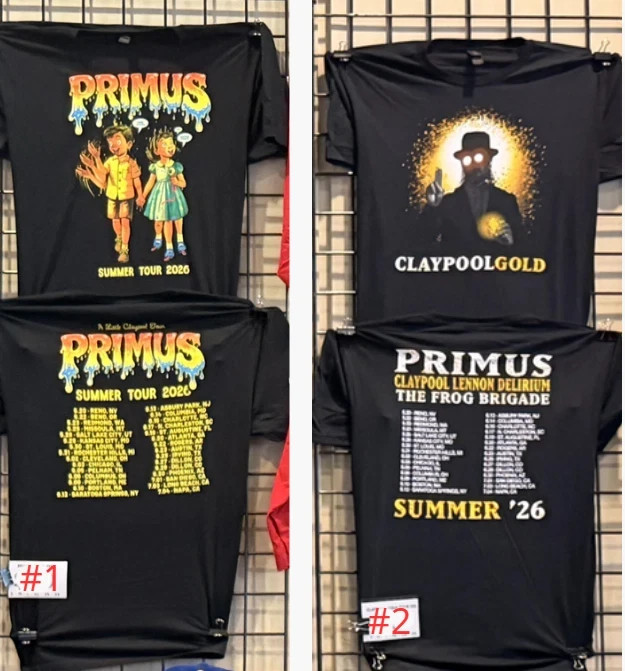 Primus Summer Tour 2026 T Shirt Reprint