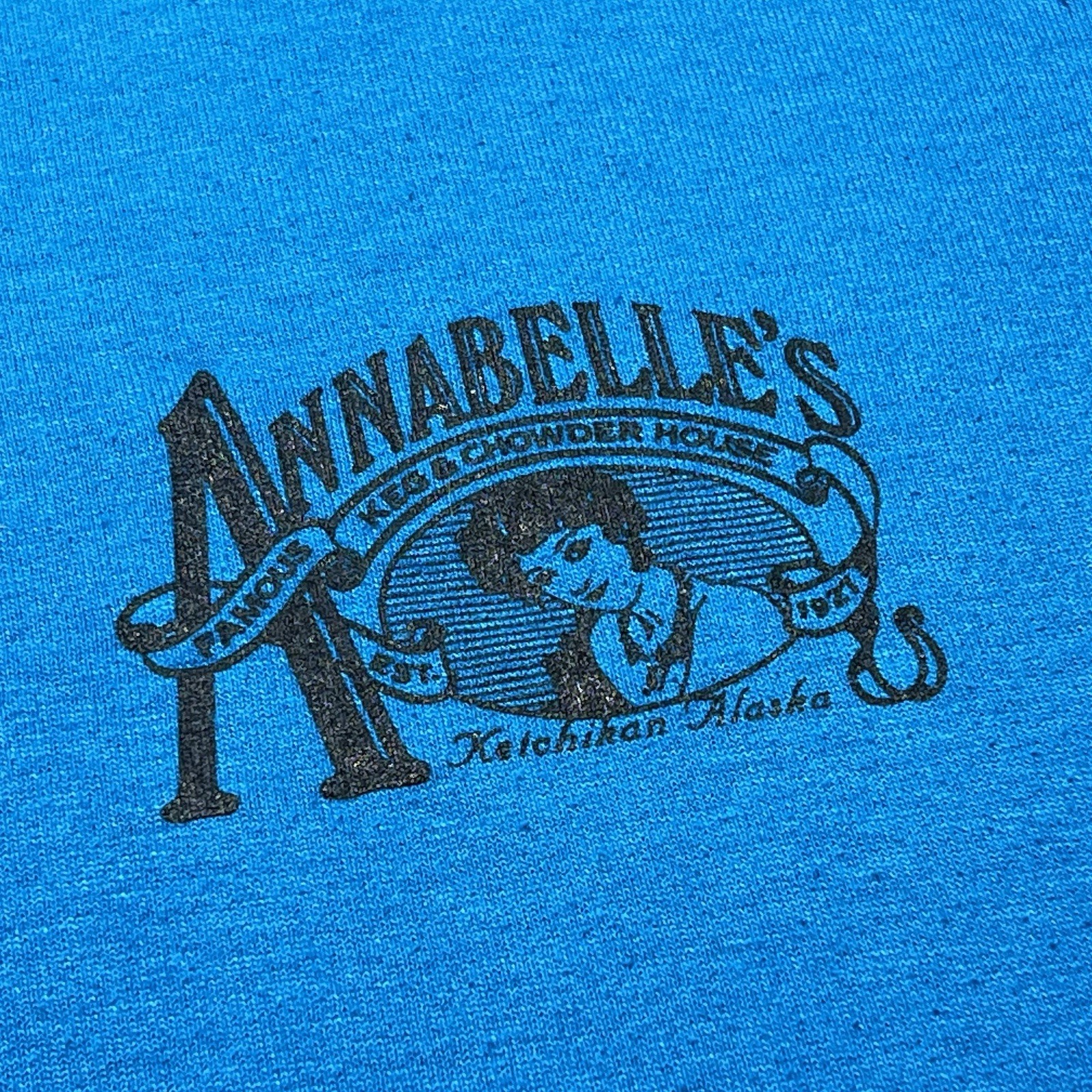 Vintage 90s Annabelles Alaska T Shirt Mens XL Single Stitch Jerzees Souvenir Tee