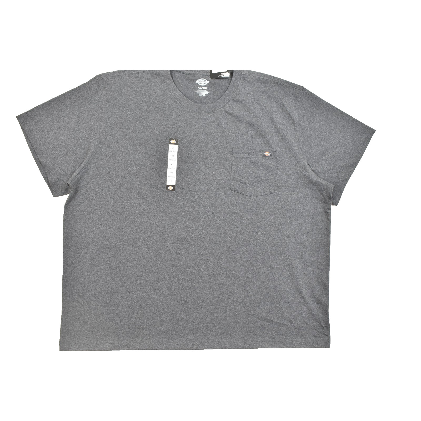 NEW Dickies Size 4XL Men&rsquo;s Basic T Shirt Pocket Tee Short Sleeve Cotton Blends