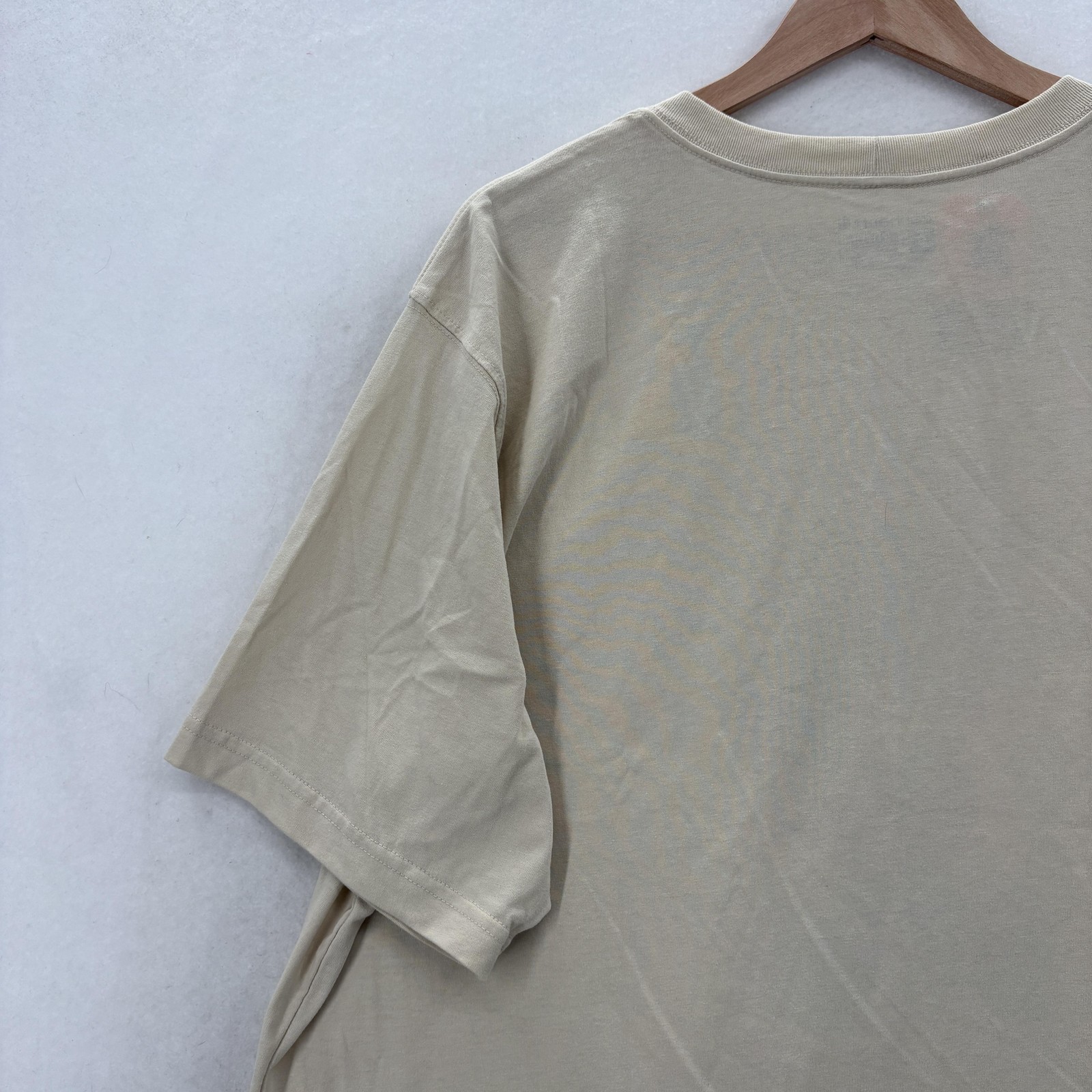 Carhartt Shirt Mens XL Beige Relaxed Fit Active Jac Graphic Tee Tagless Workwear