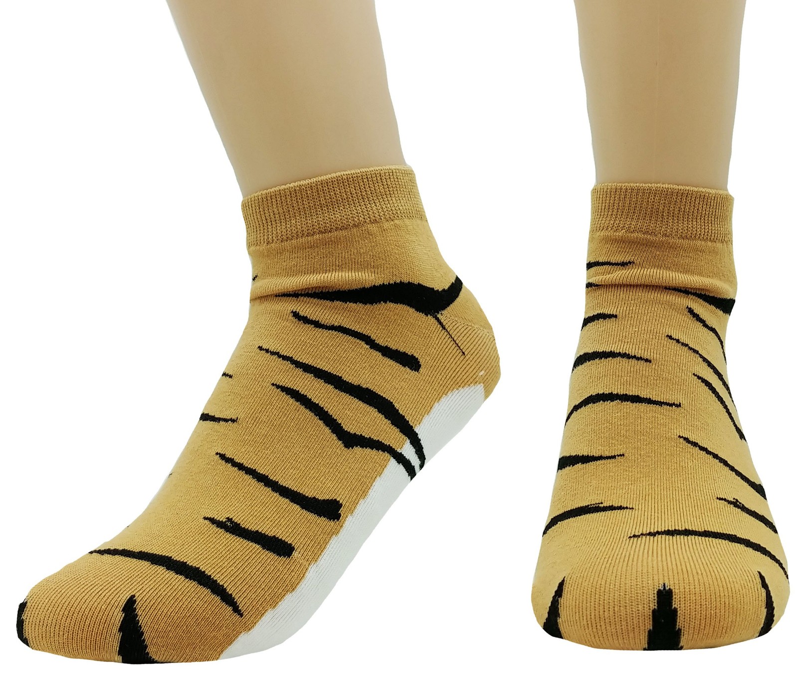 Women&rsquo;s Cute Kitty Cat Paws Socks with Paw Prints on Toes Big Safari Cats