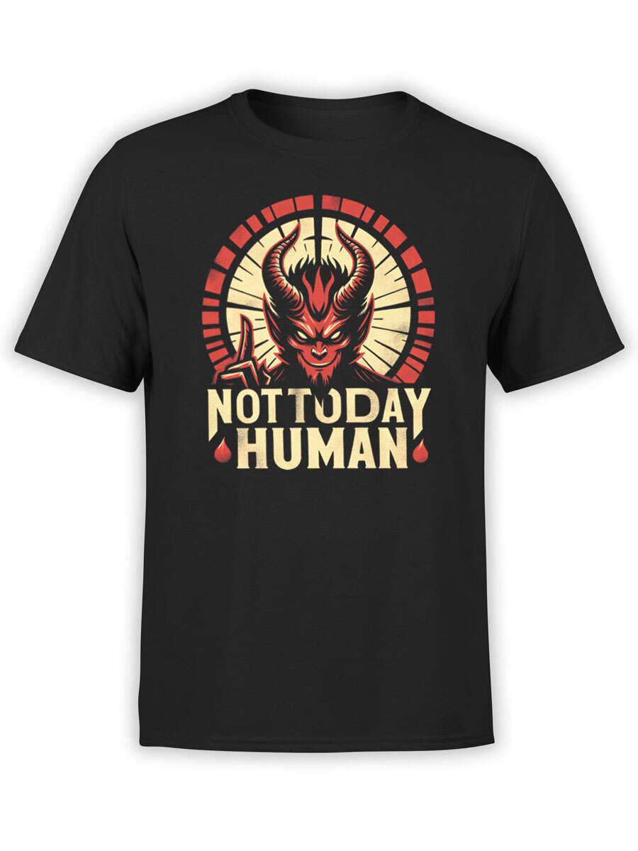 FANTUCCI Unisex T-Shirts | Not Today Human T-Shirt | 100% Cotton