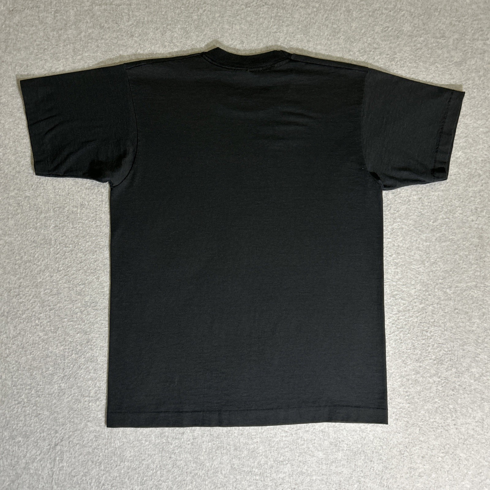 Vtg. 1992 Law Day Run Sacramento Single Stitch Black Tee Large Screen Stars Best
