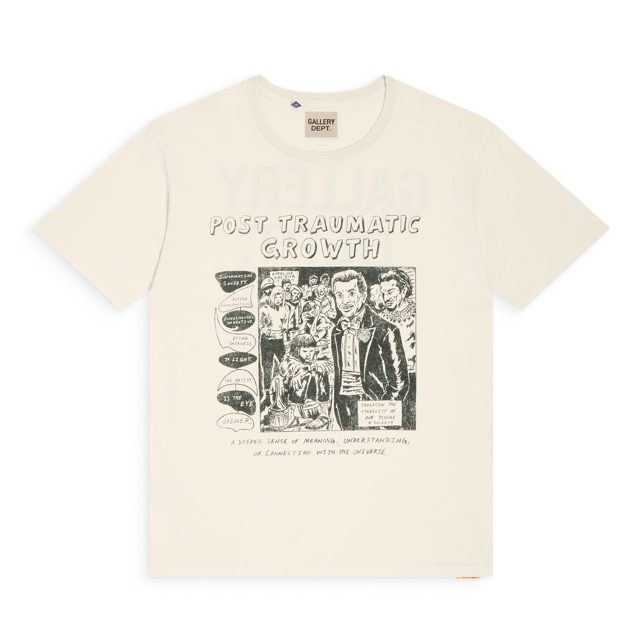 Gallery Dept. T- shirt 2XL, New (Ivory)