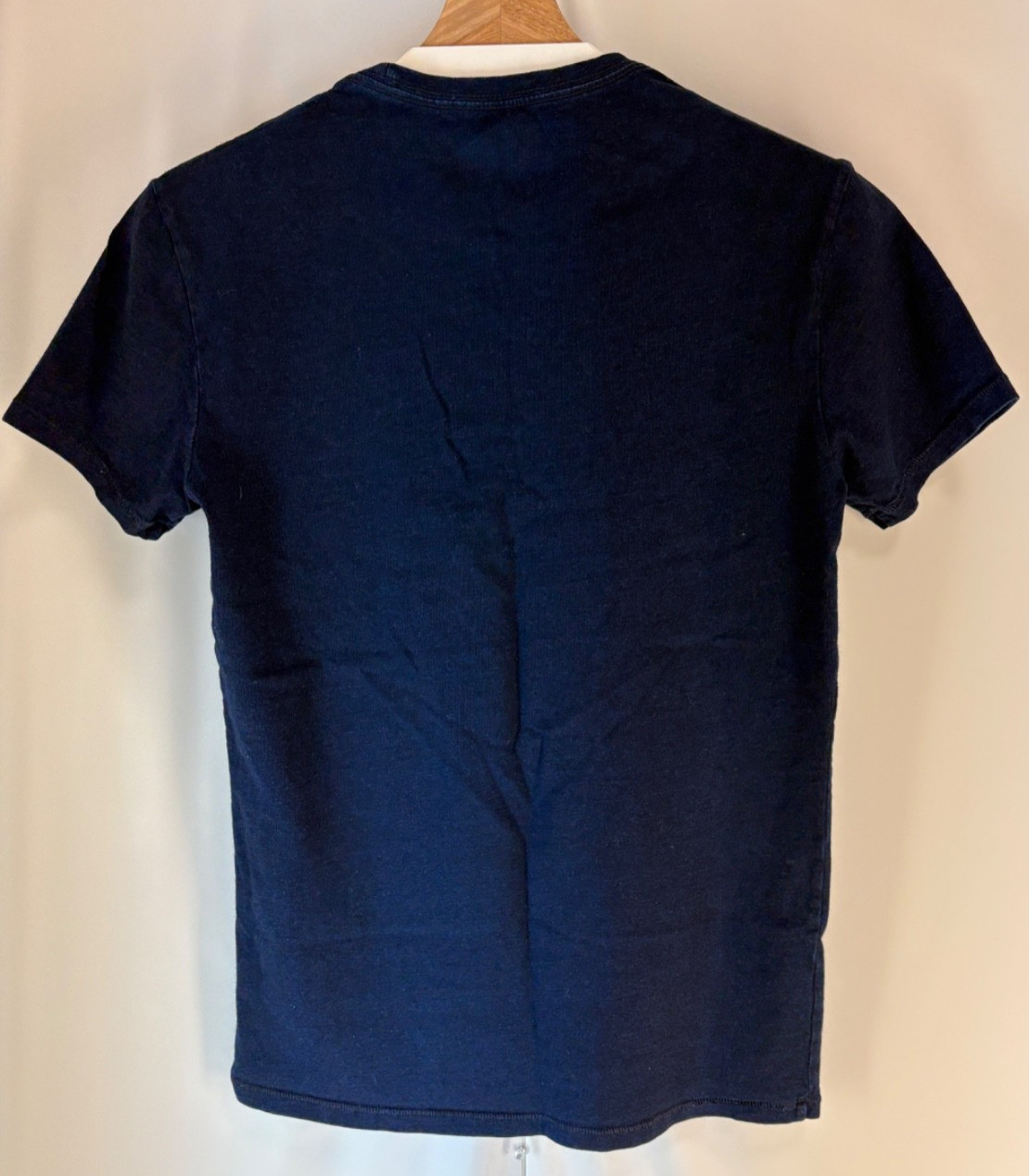 J.Crew Wallace & Barnes Indigo-dyed graphic T-shirt Navy Size XS G2573