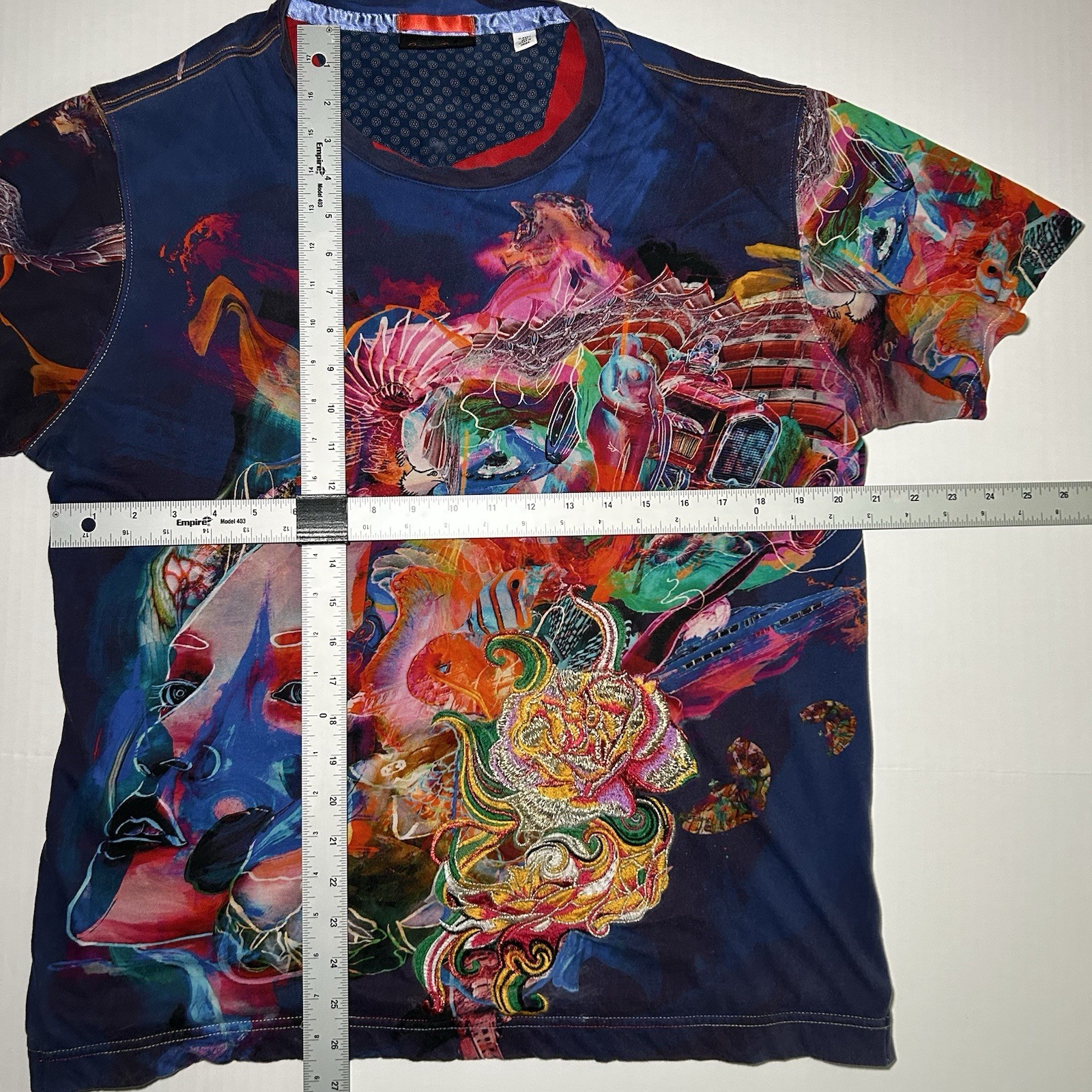 Robert Graham Downshift Limited Edition Graphic T Shirt Mens Medium Multicolor