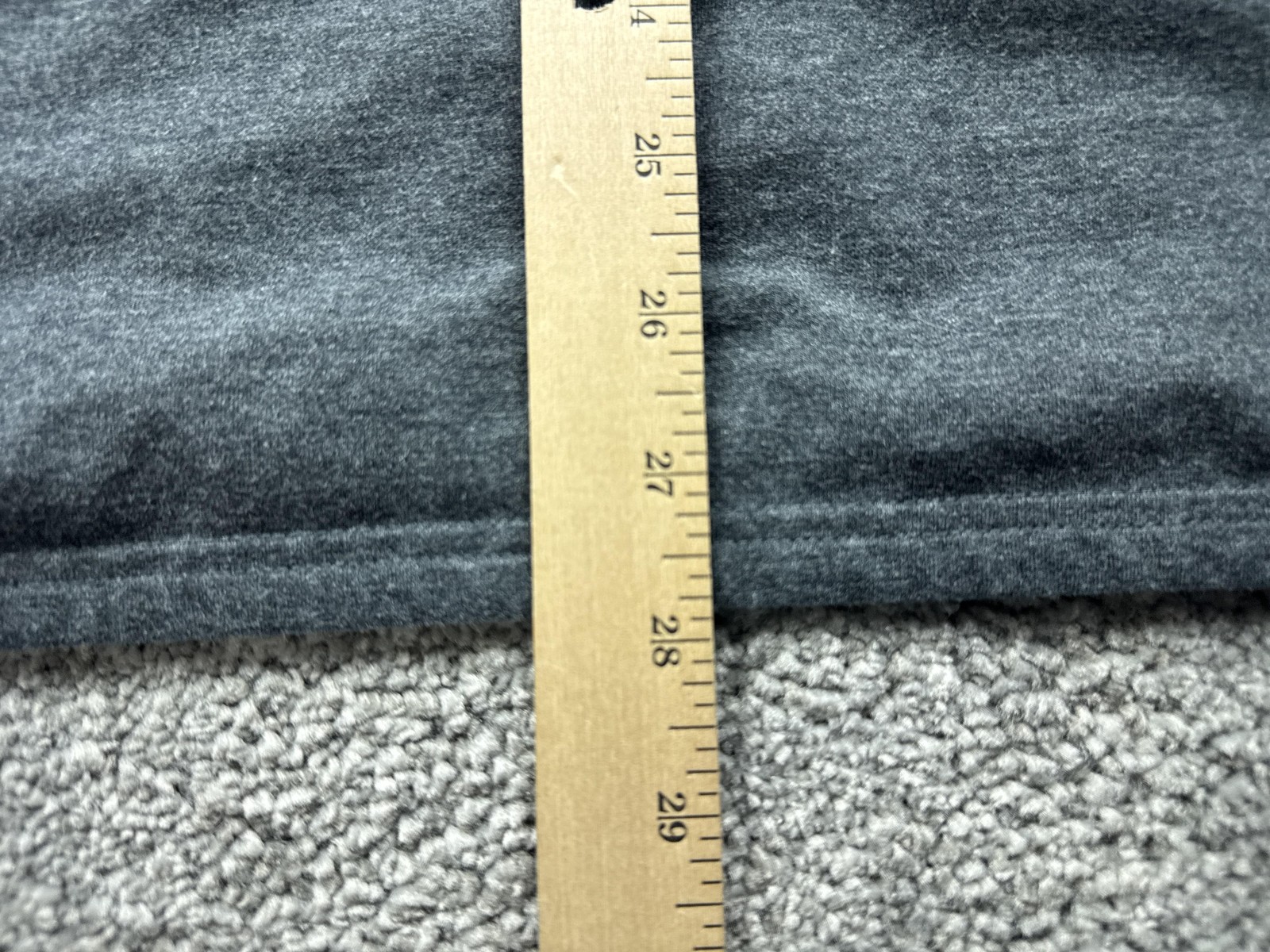 BYLT Shirt Mens Large Gray Drop-Cut Curved Hem Tagless Soft Jersey Tee Casual