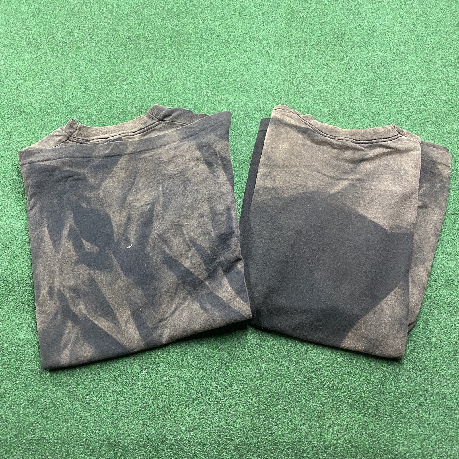 Lot Of 2 Vintage Sun Faded Shirt Mens 2XL Black 90S Blank Plain Tee USA MADE