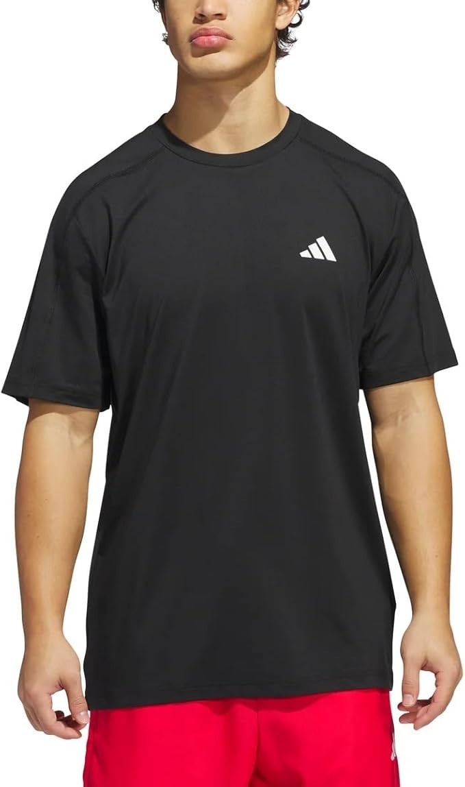 NEW Men&rsquo;s Adidas Black Active Tee Shirt Size XLarge Moisture Wicking